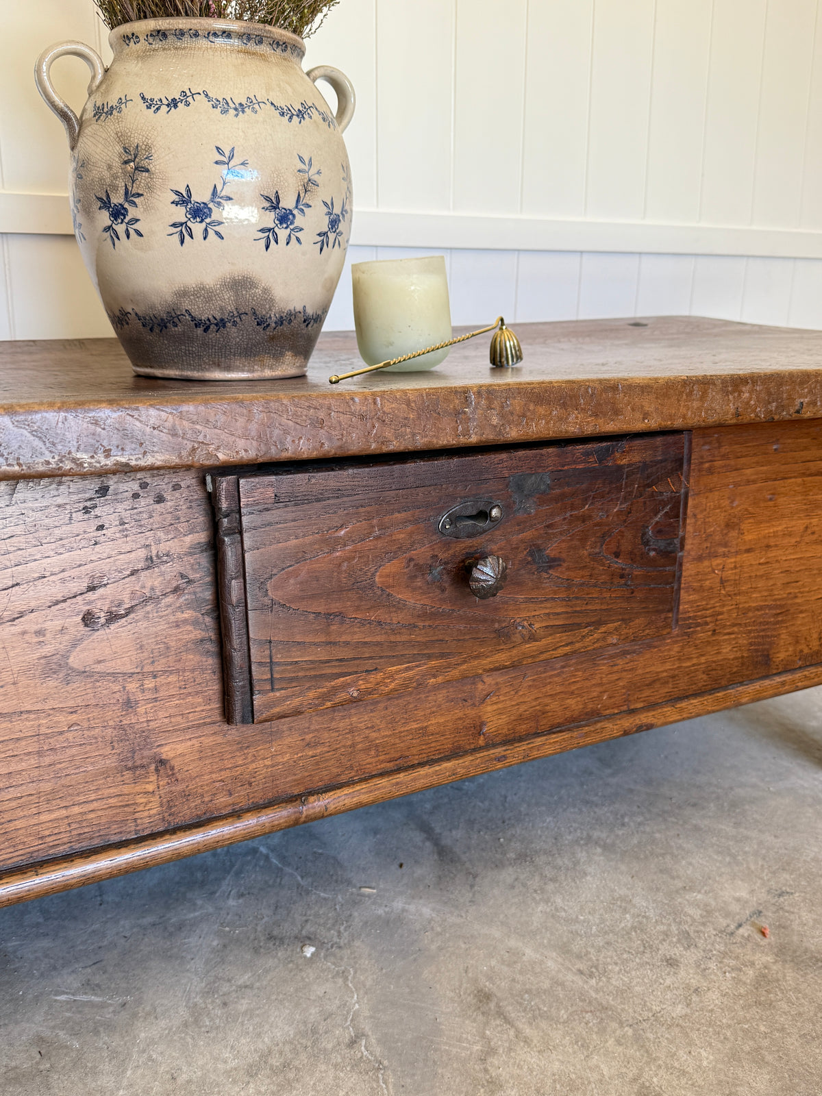 17th Century Spanish Chestnut Coffee Table