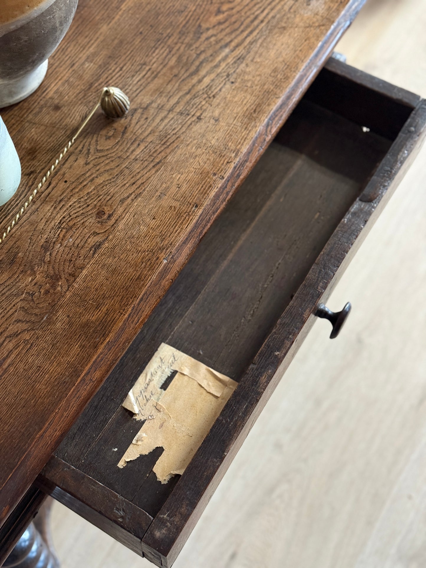 Late 17th c. French Oak Table