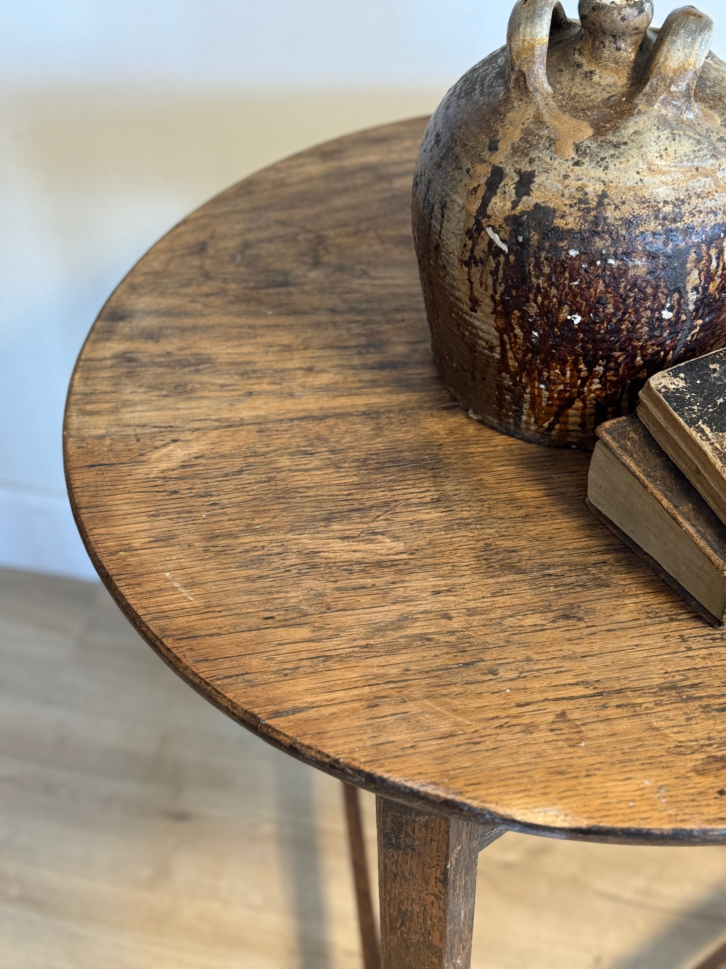 Antique English Cricket Table, c.1920