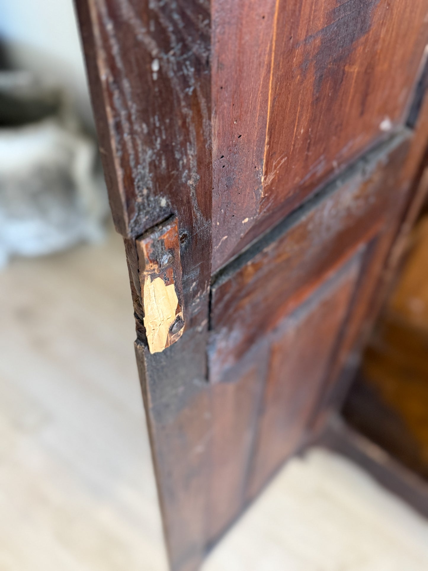 18th c. French Oak Cabinet