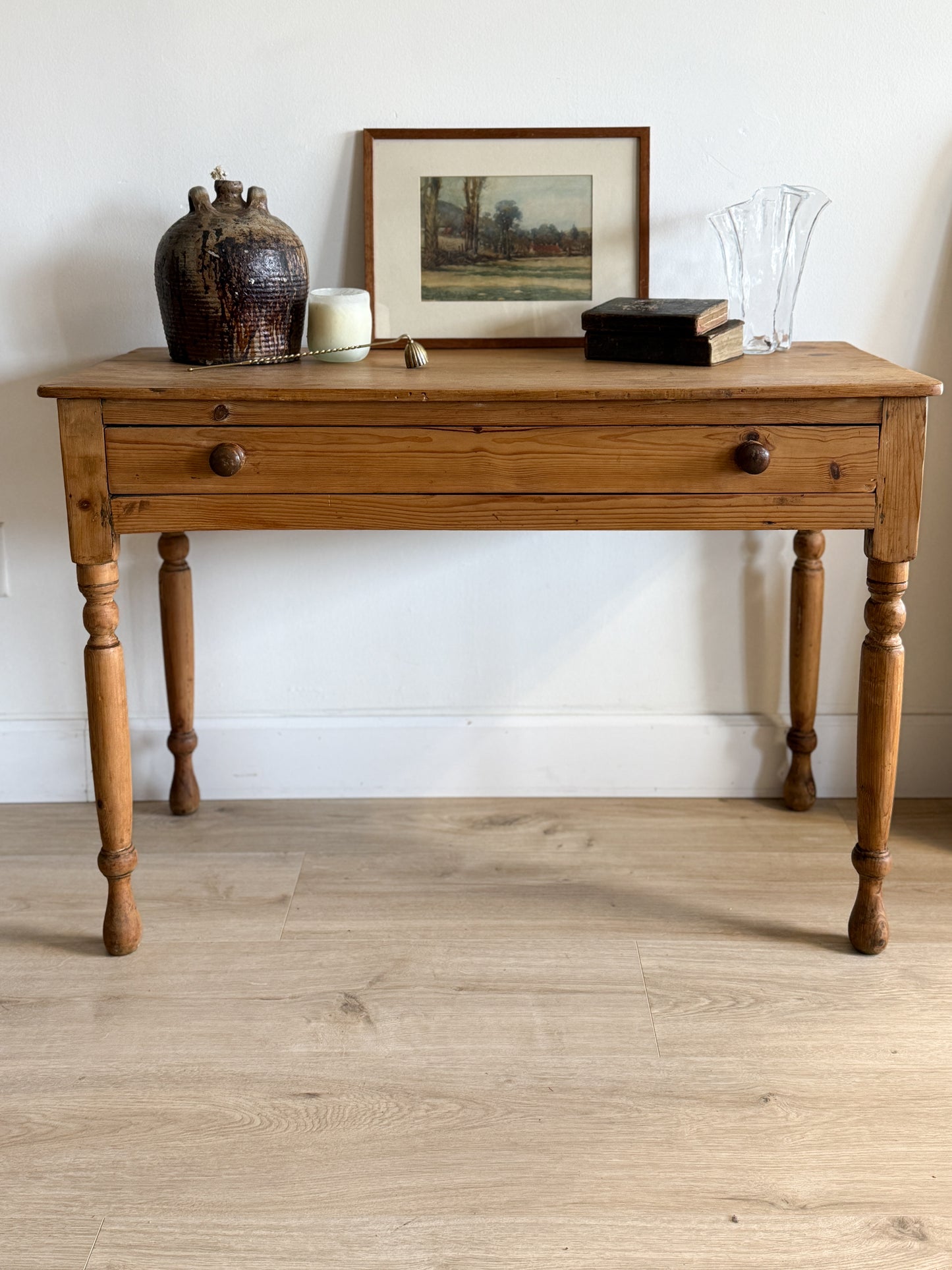 Antique English Victorian Desk/Hall Table