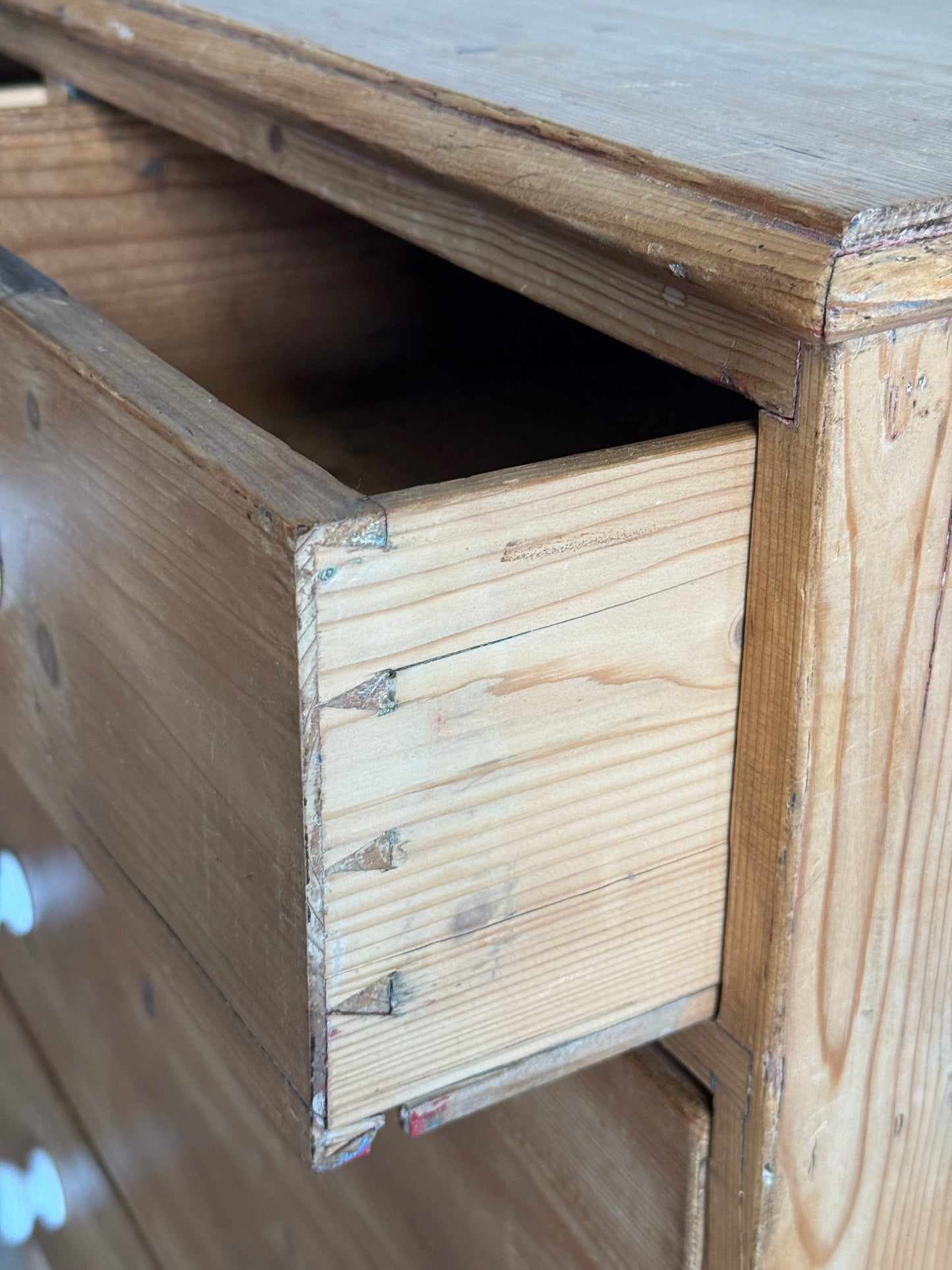 Antique English Pine Dresser/Chest of Drawers