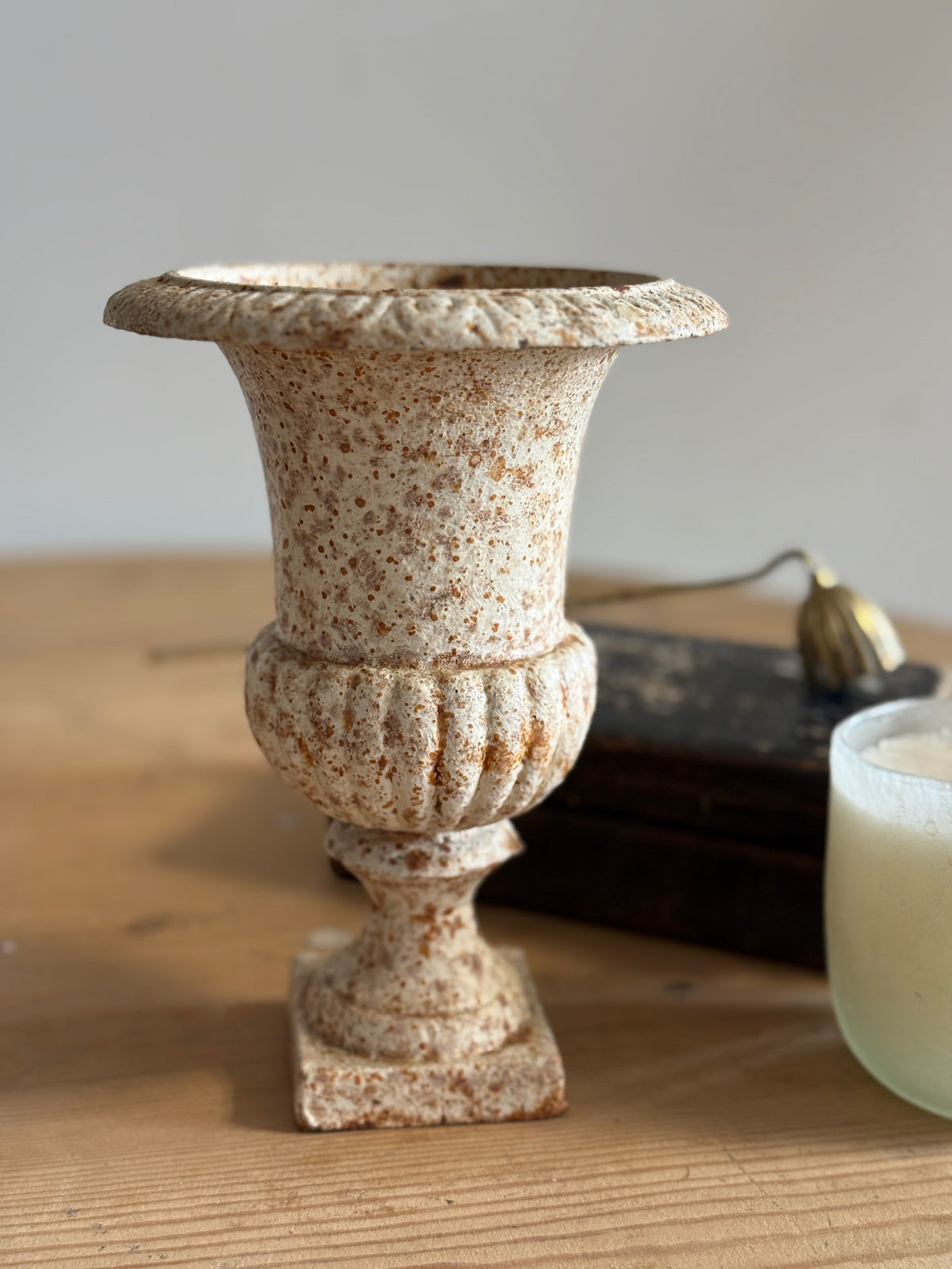Antique Belgian Cast Iron Urns