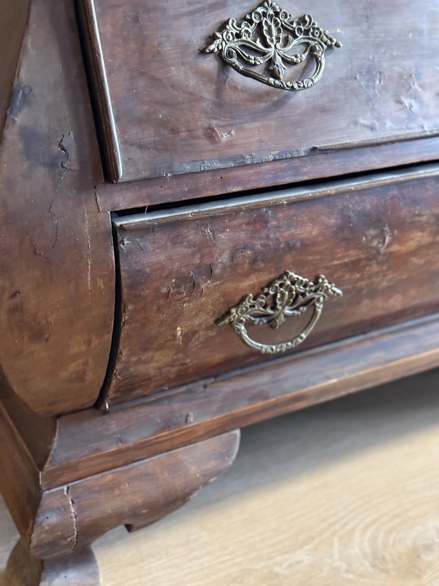 18th Century Dutch Four Drawer Bombay Chest/Commode