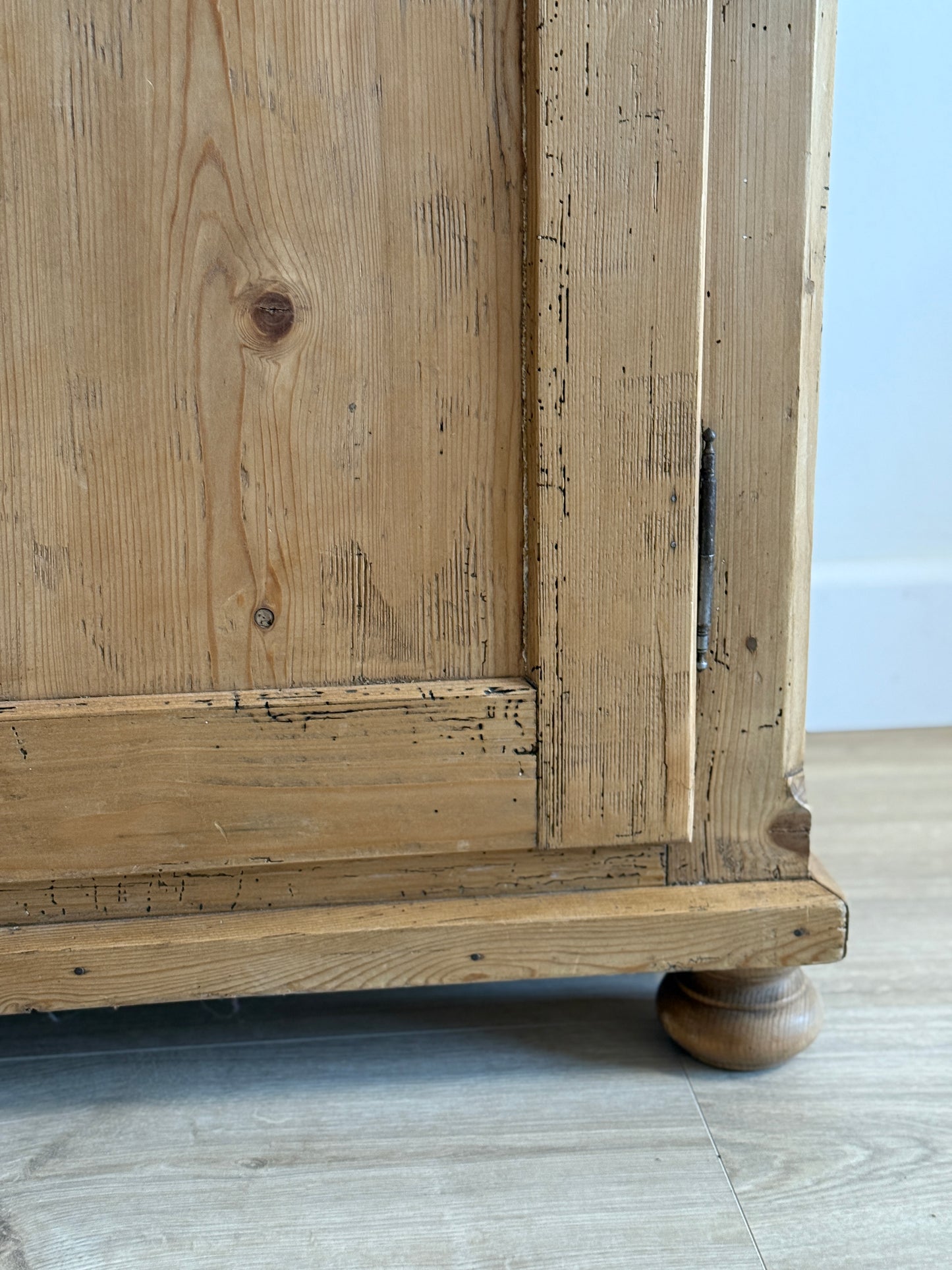 Antique English Pine Sideboard