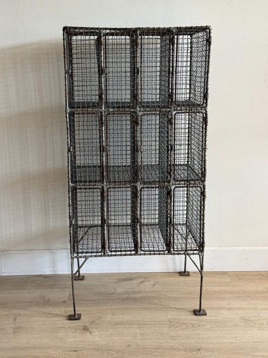 Vintage English Wire Locker