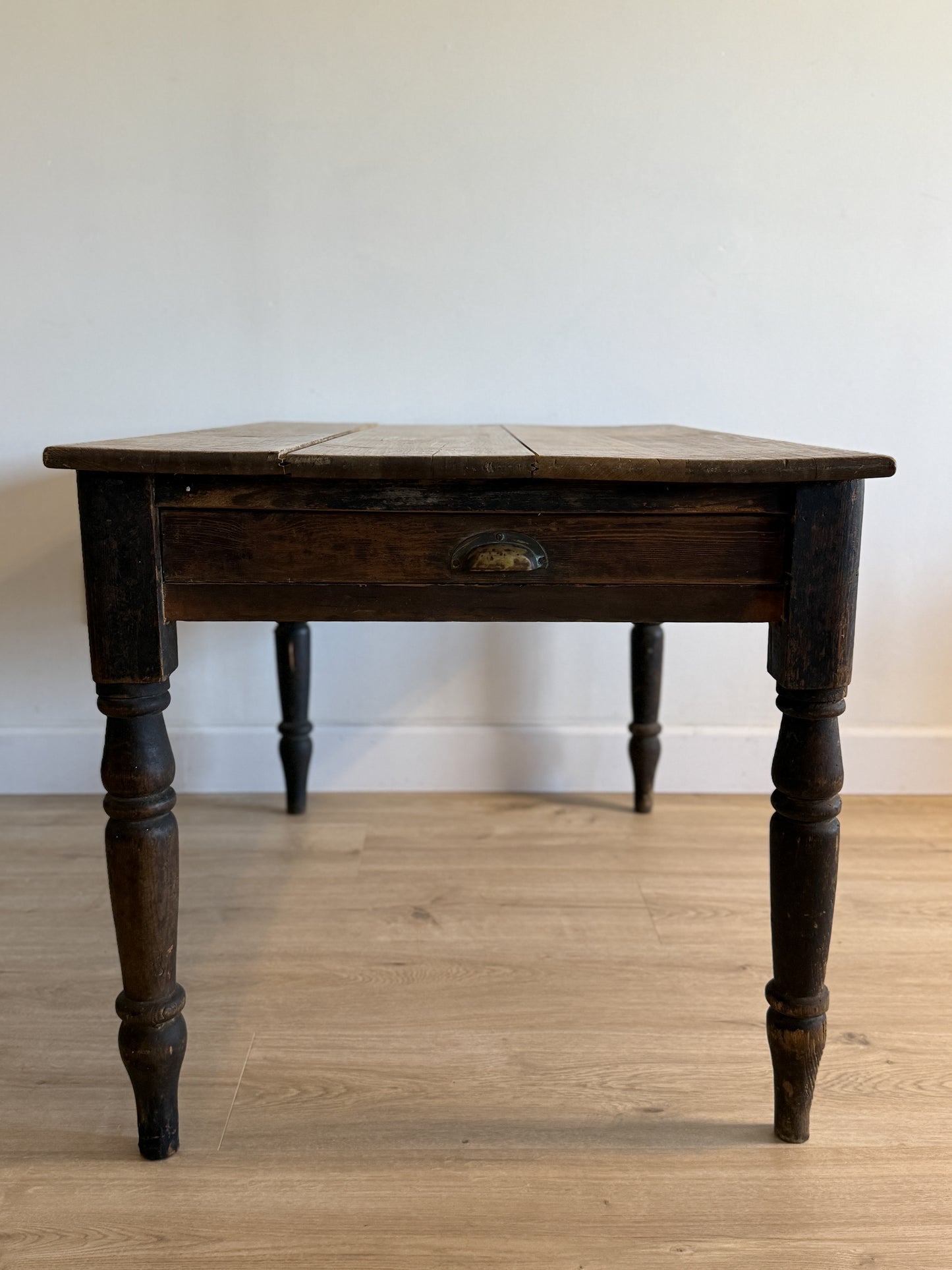 Antique English Table with Drawer