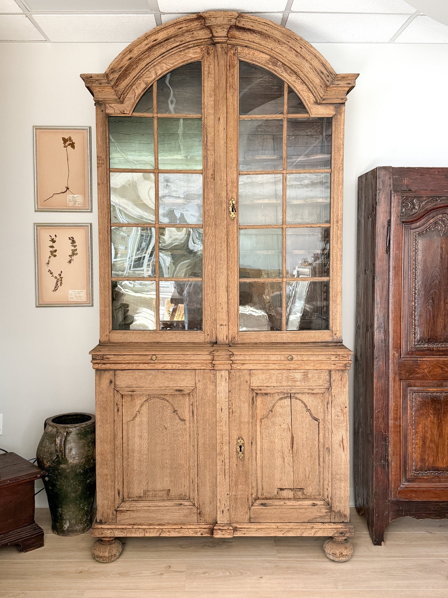 Early 19th c. Dutch Oak Cabinet
