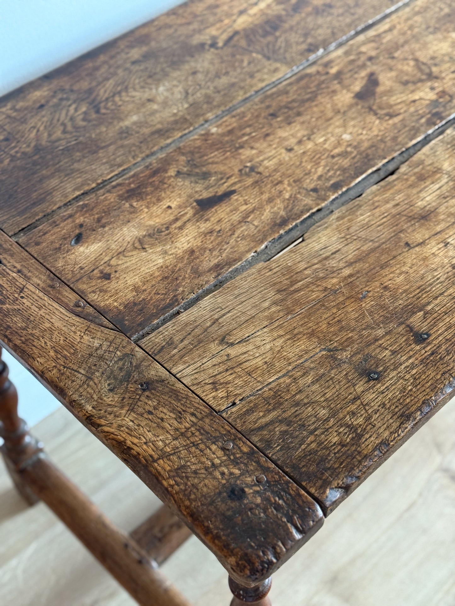 Antique French Oak Serving Table/Console