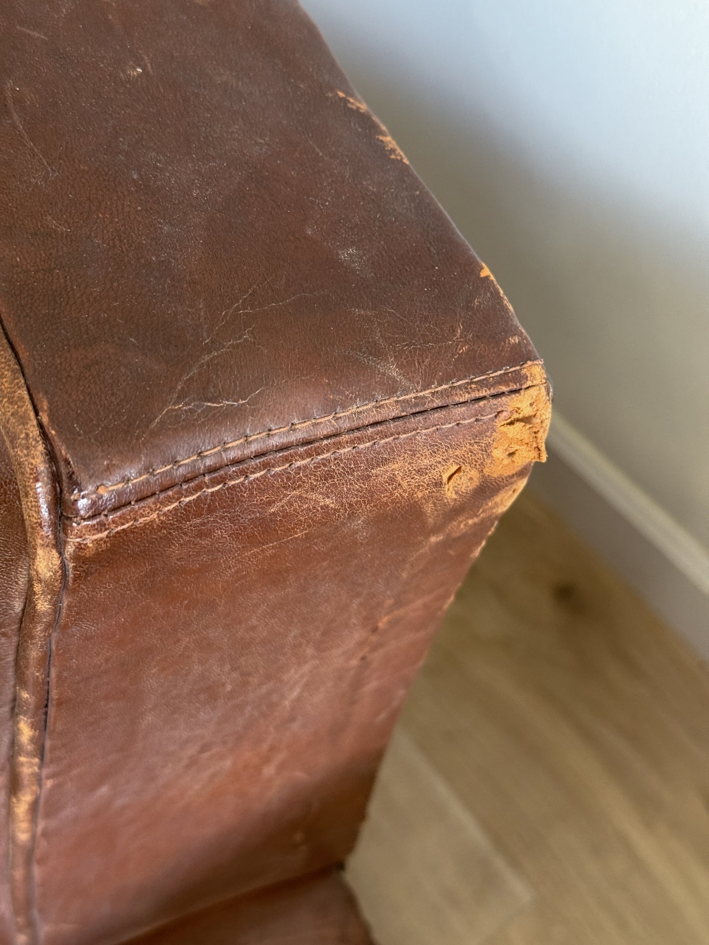 Pair Antique French Moustache Chairs