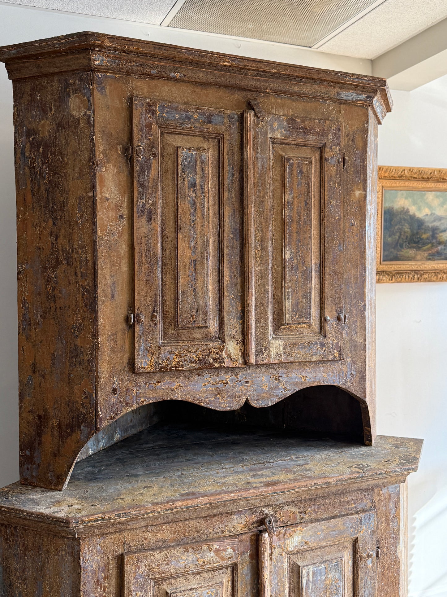 18th c. Swedish Cupboard, c.1780