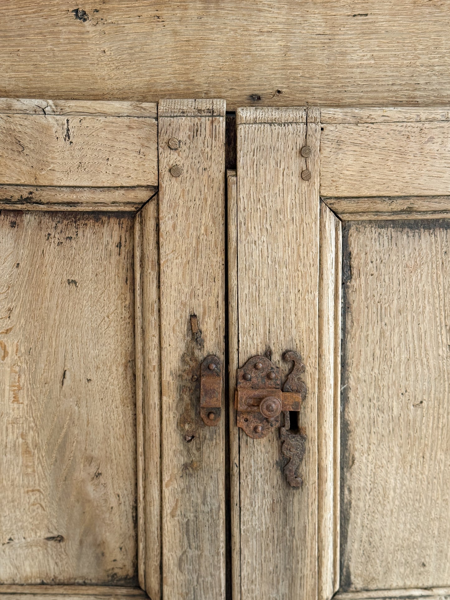 18th c. Bleached French Oak Sideboard