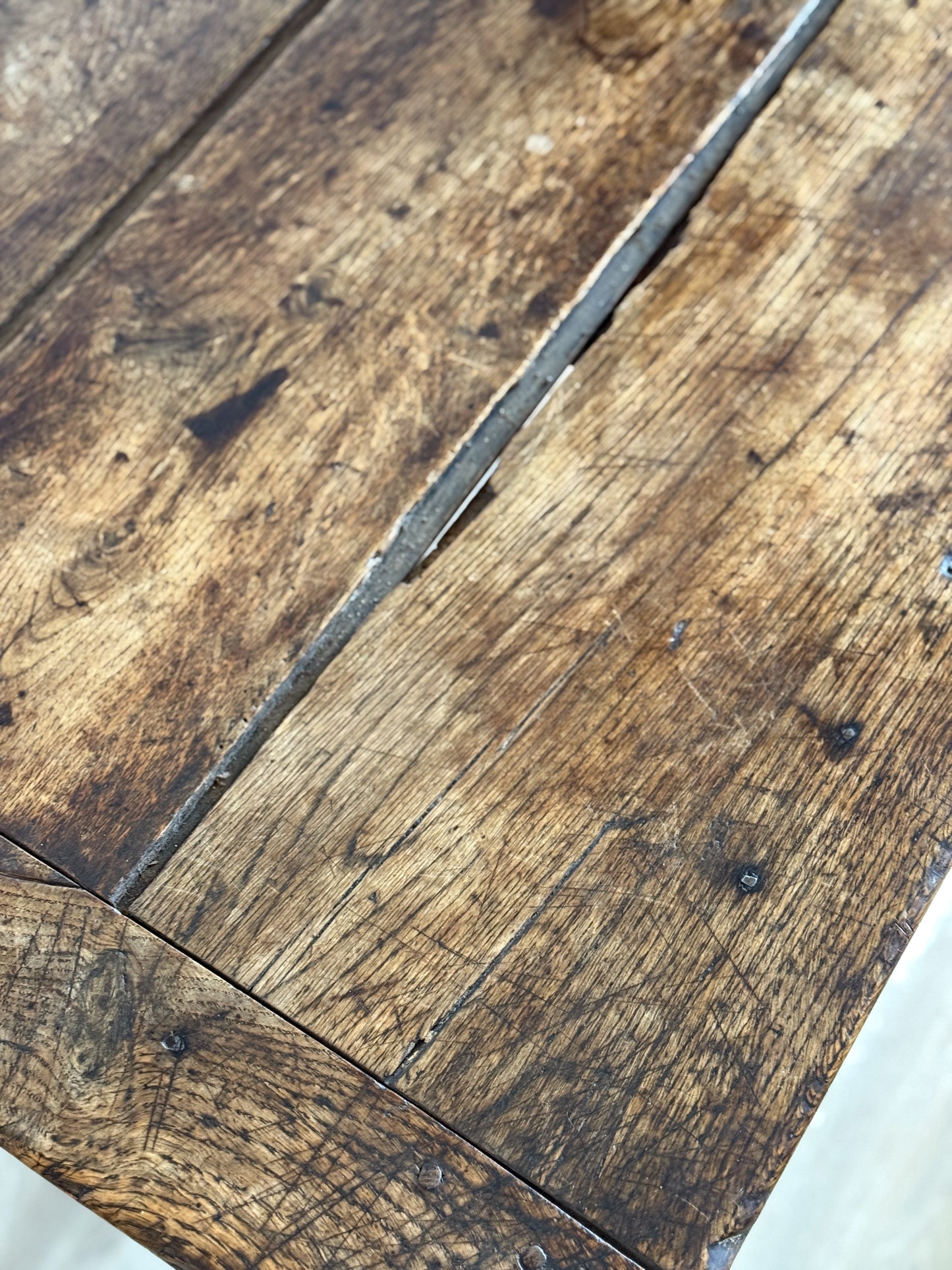 Antique French Oak Serving Table/Console