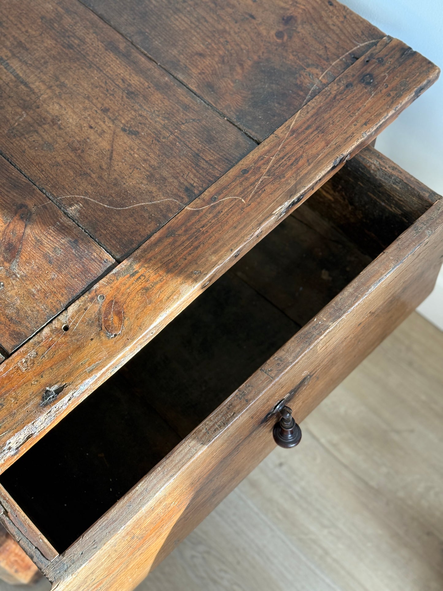 Monumental 19th c. French Walnut Coffee Table