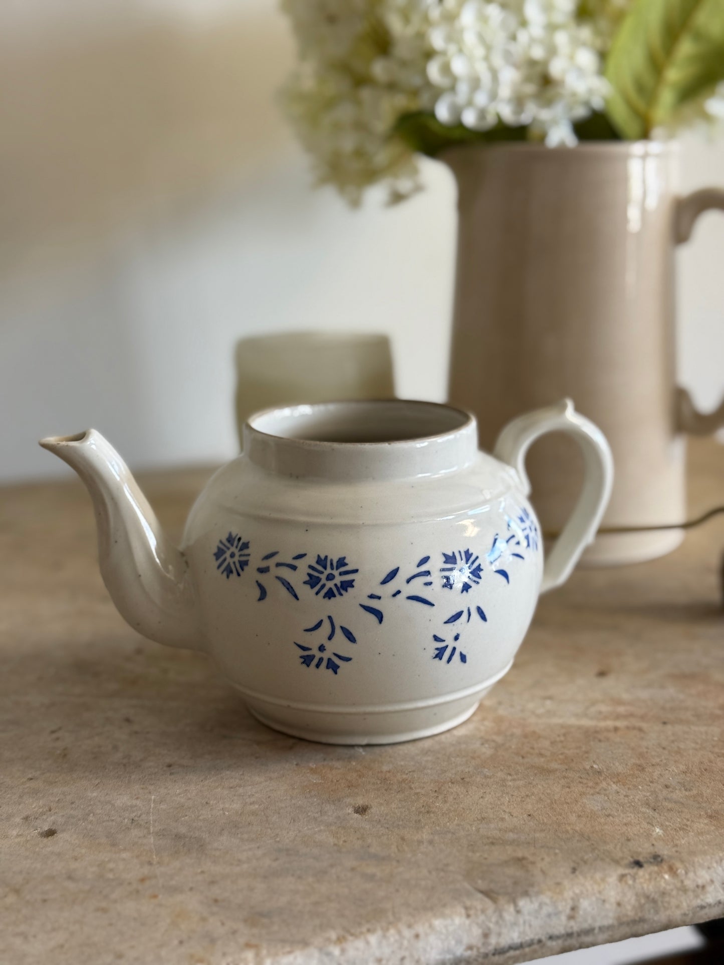Antique French Saint Uze Teapot