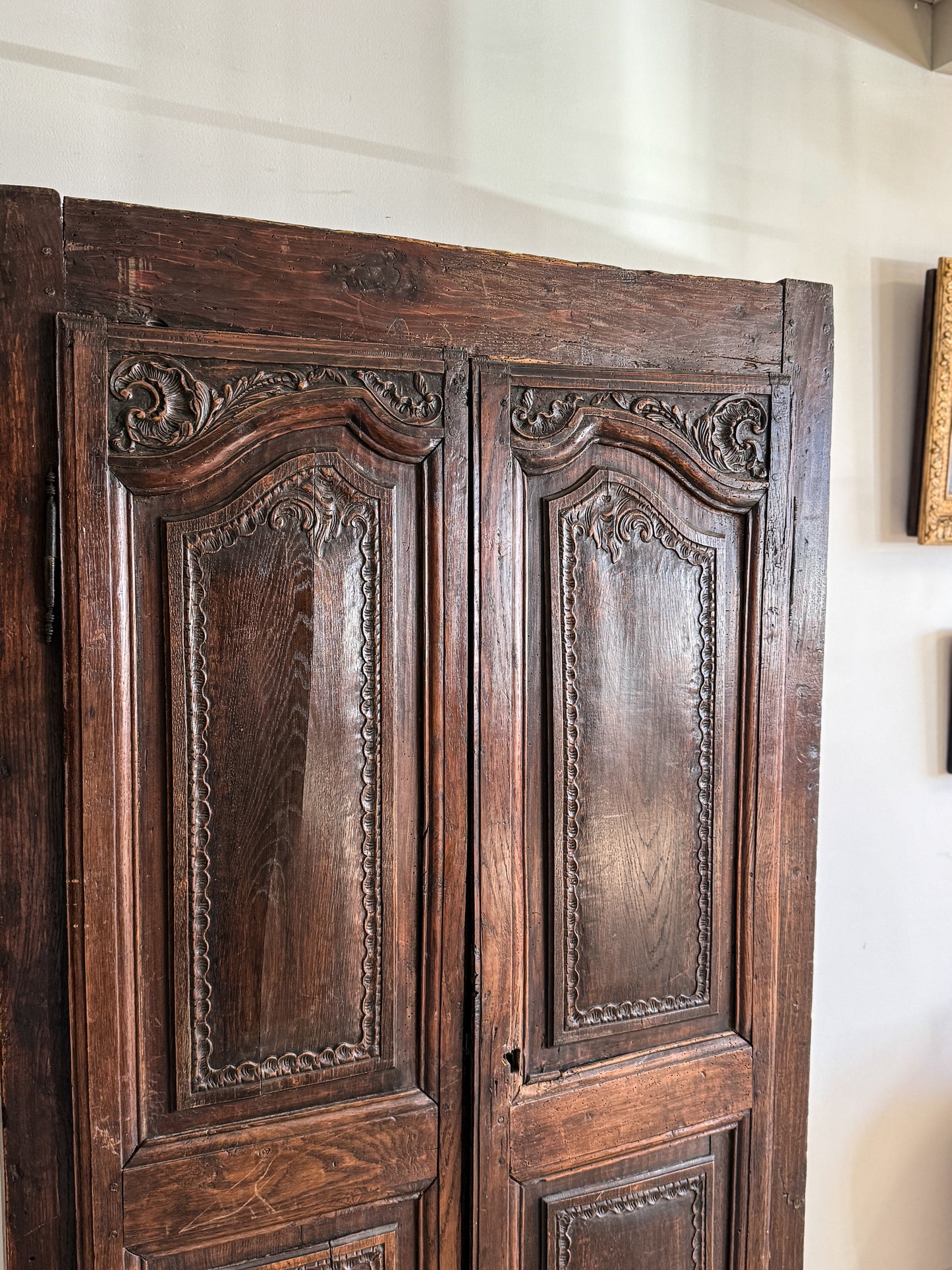 18th c. French Oak Cabinet