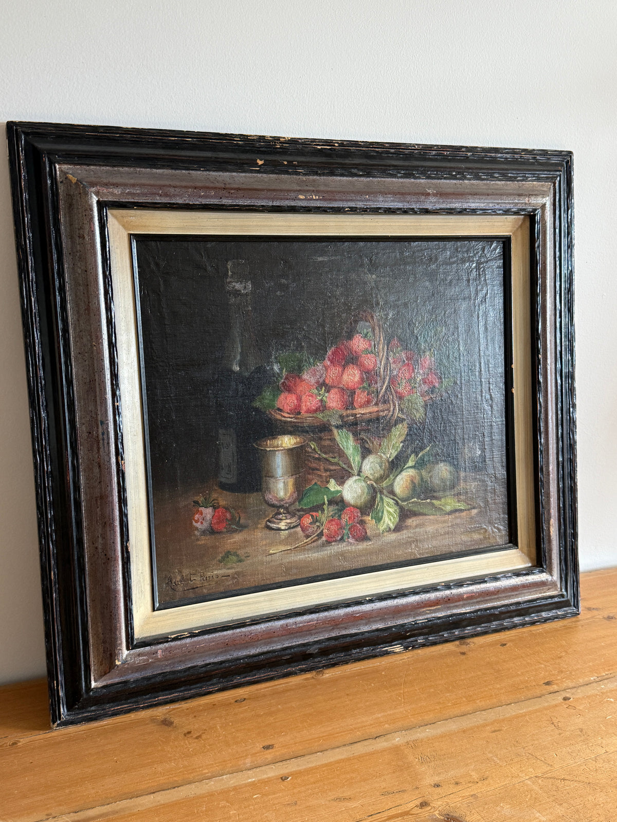 Original French Still Life Oil Painting ￼