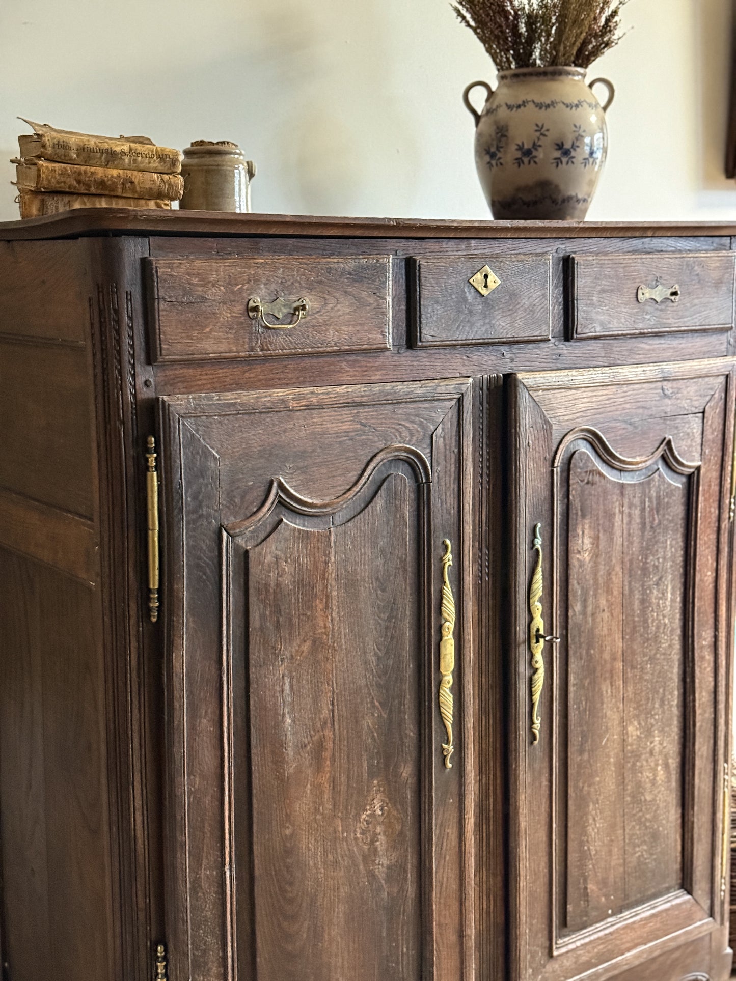 Late 19th c. French Oak Cabinet/Sideboard