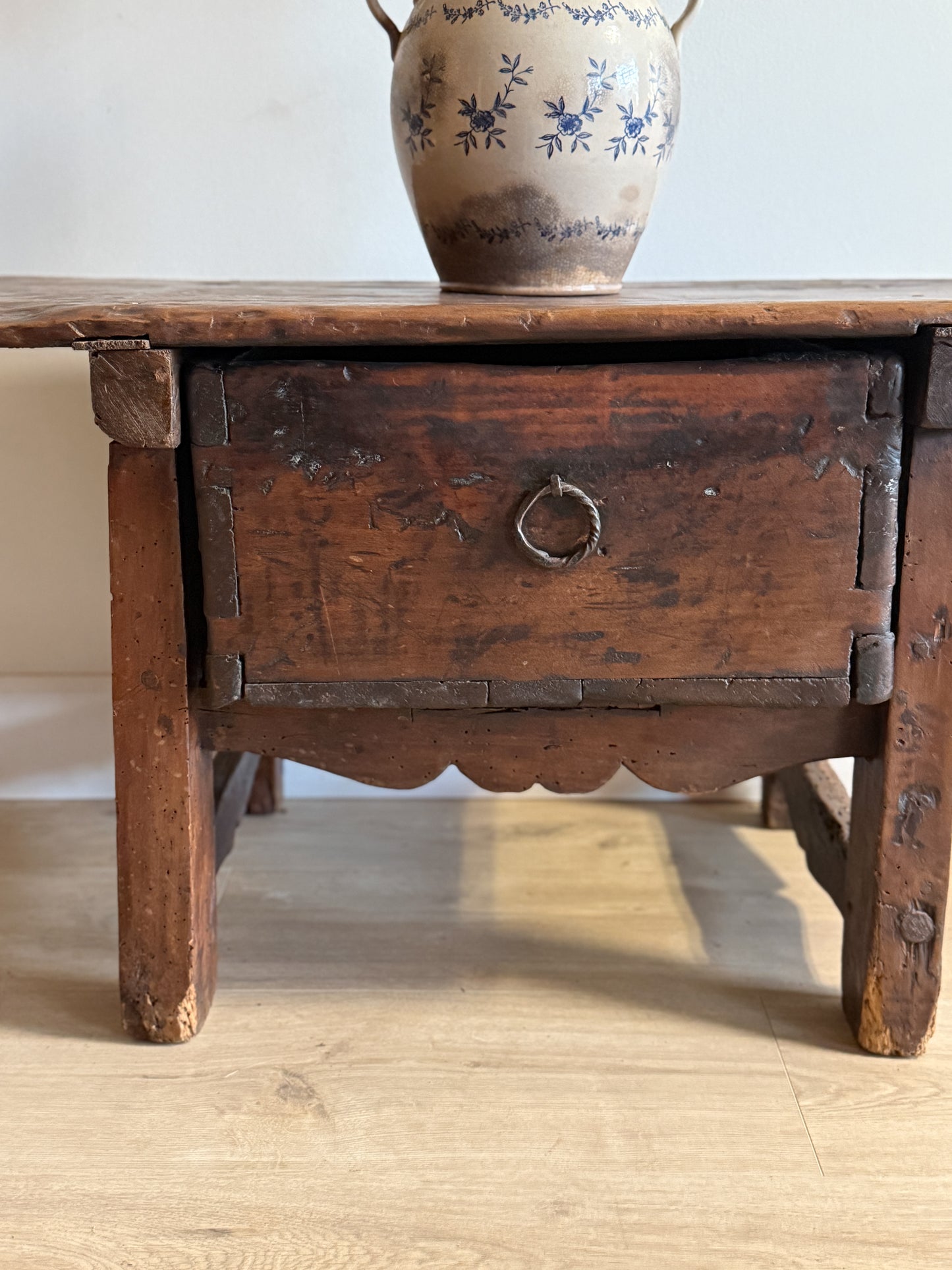 Large 18th c. Spanish Shepherd Table, c.1700