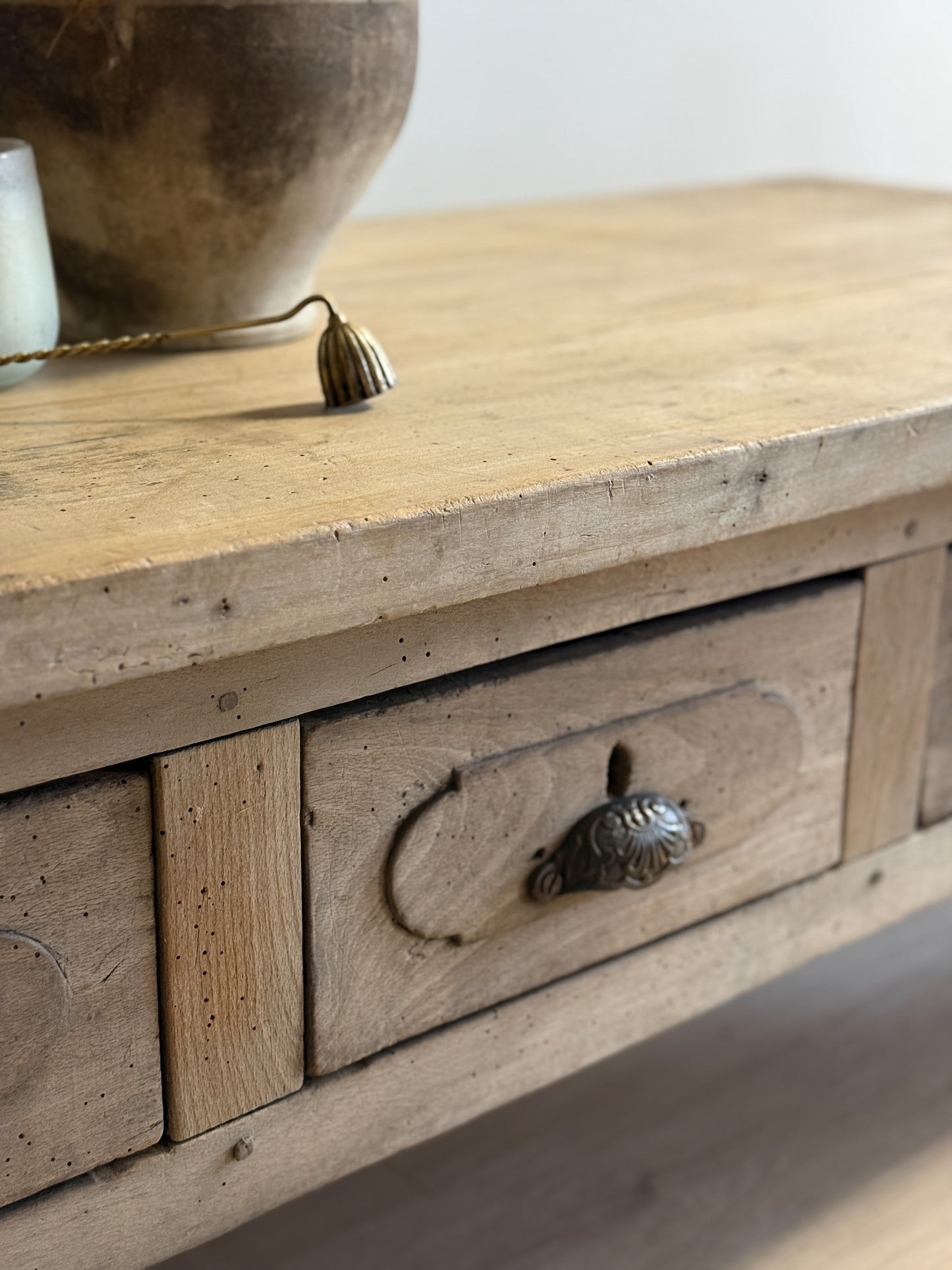 Antique French Oak Coffee Table