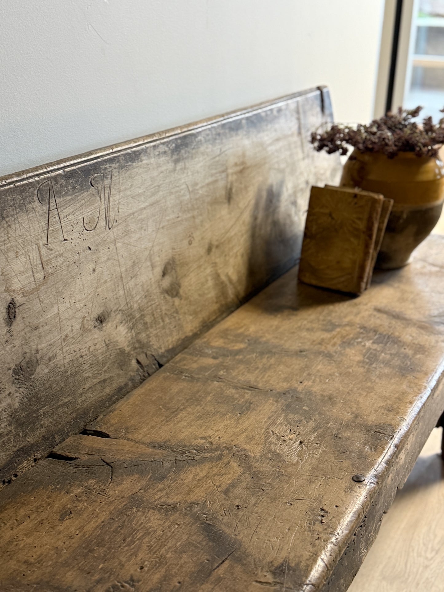 18th c. Spanish Catalan Bench