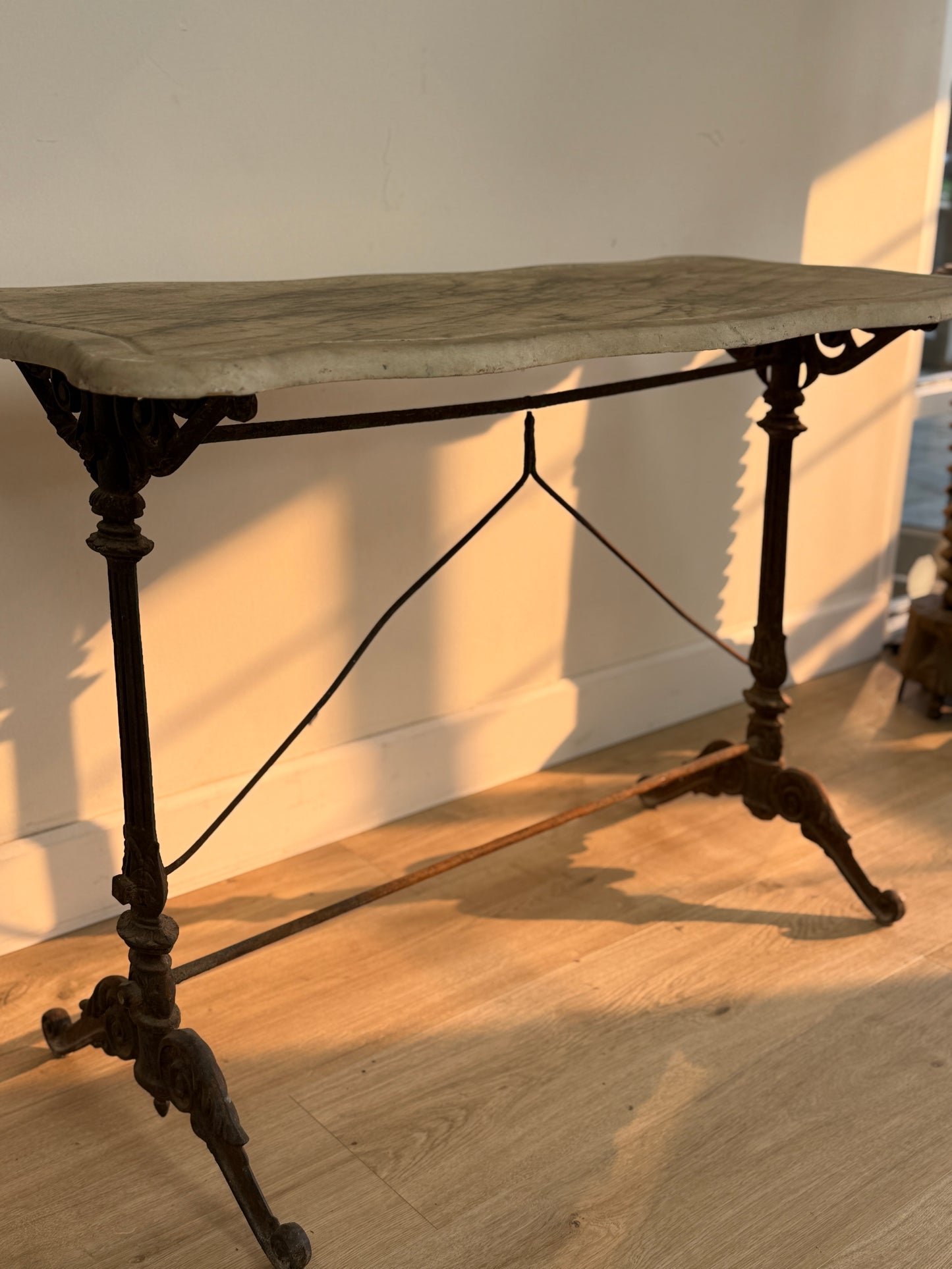 Antique Marble Bistro/Patio Table