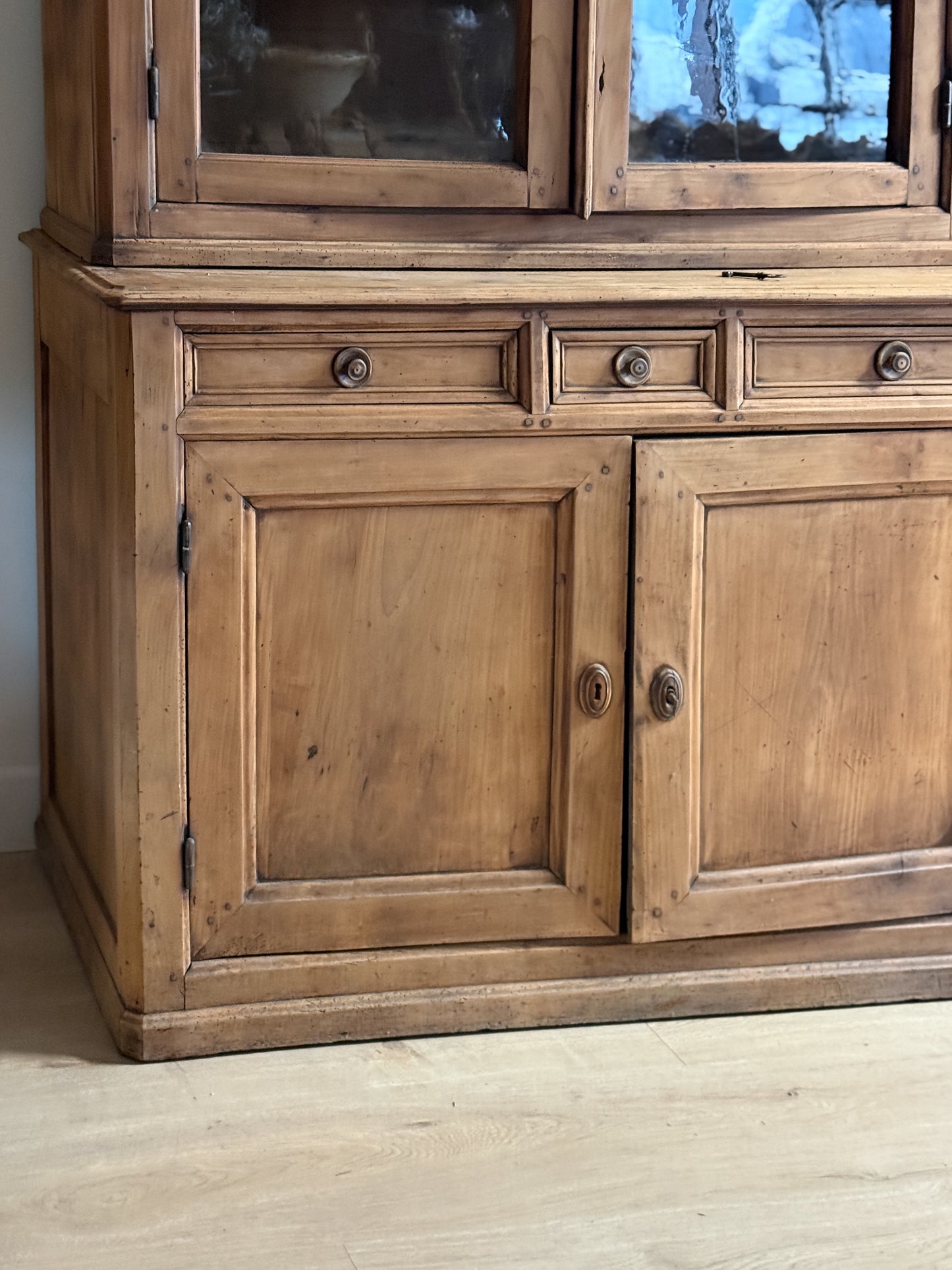 Antique French Walnut Bookshelf