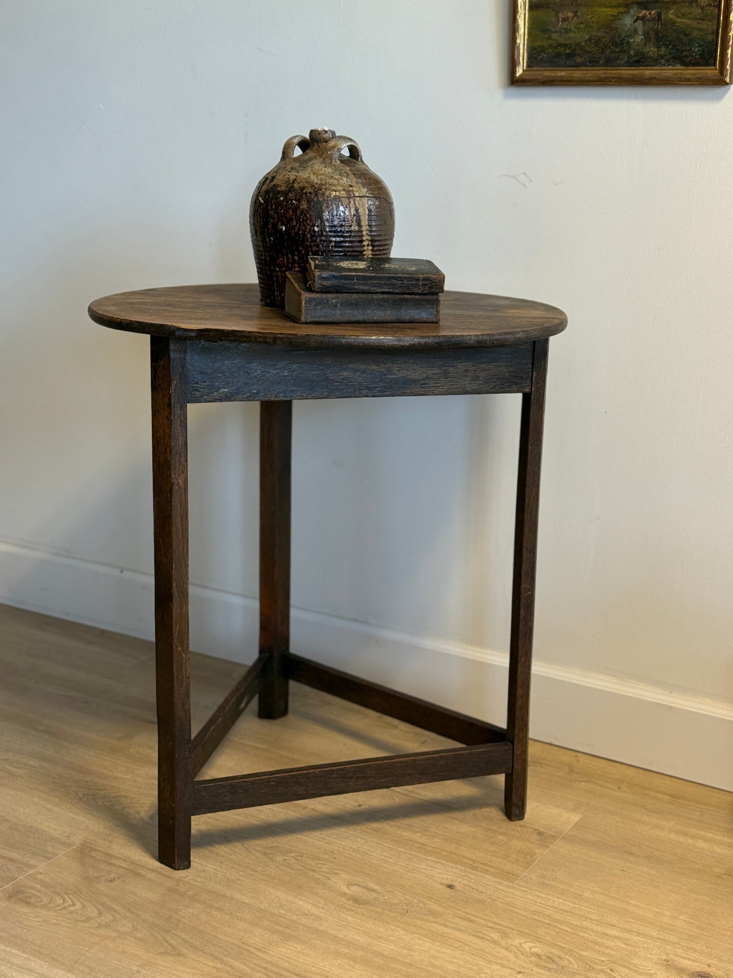 Antique English Cricket Table, c.1920