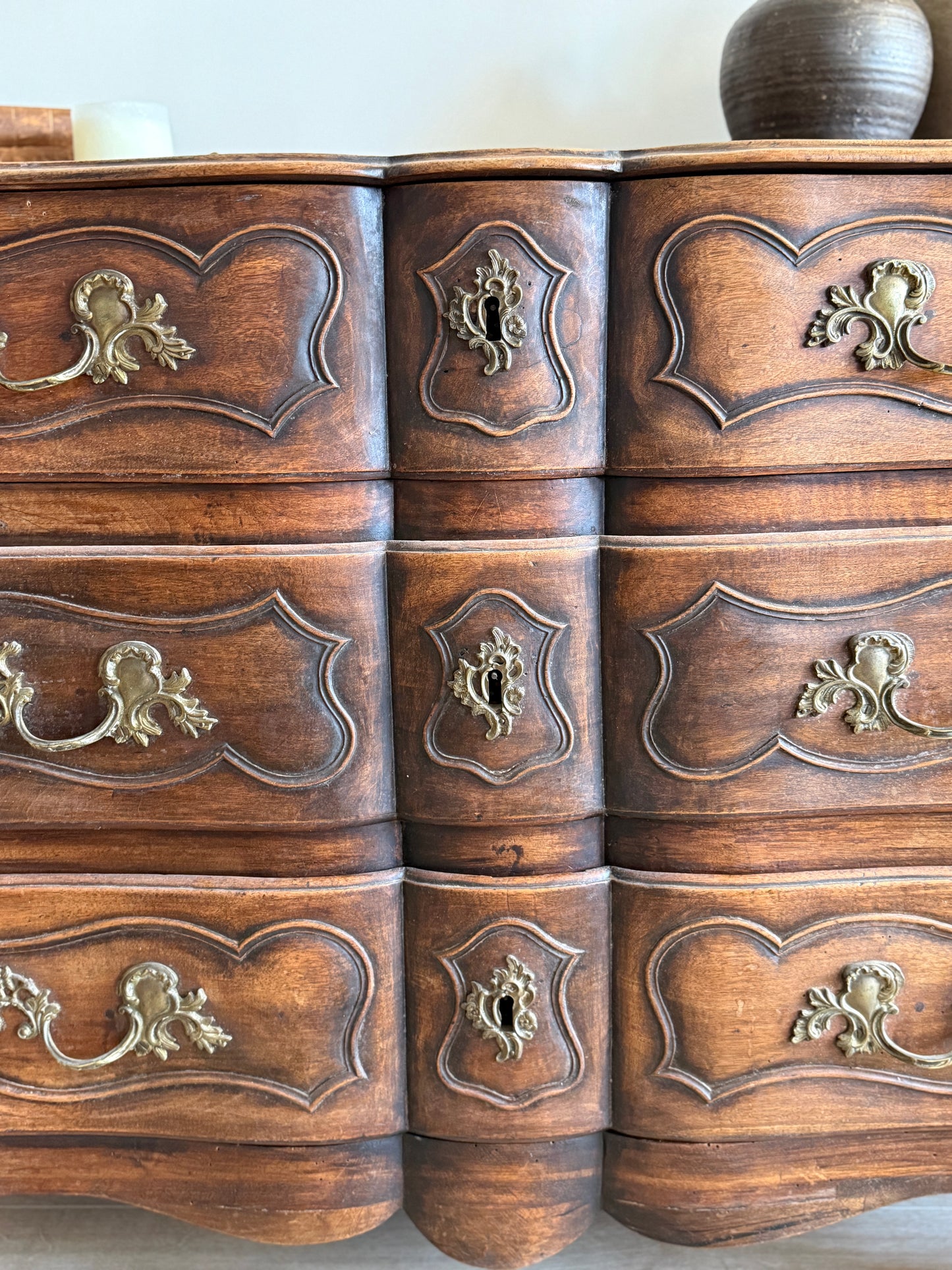 Antique French Walnut Chest of Drawers/Dresser