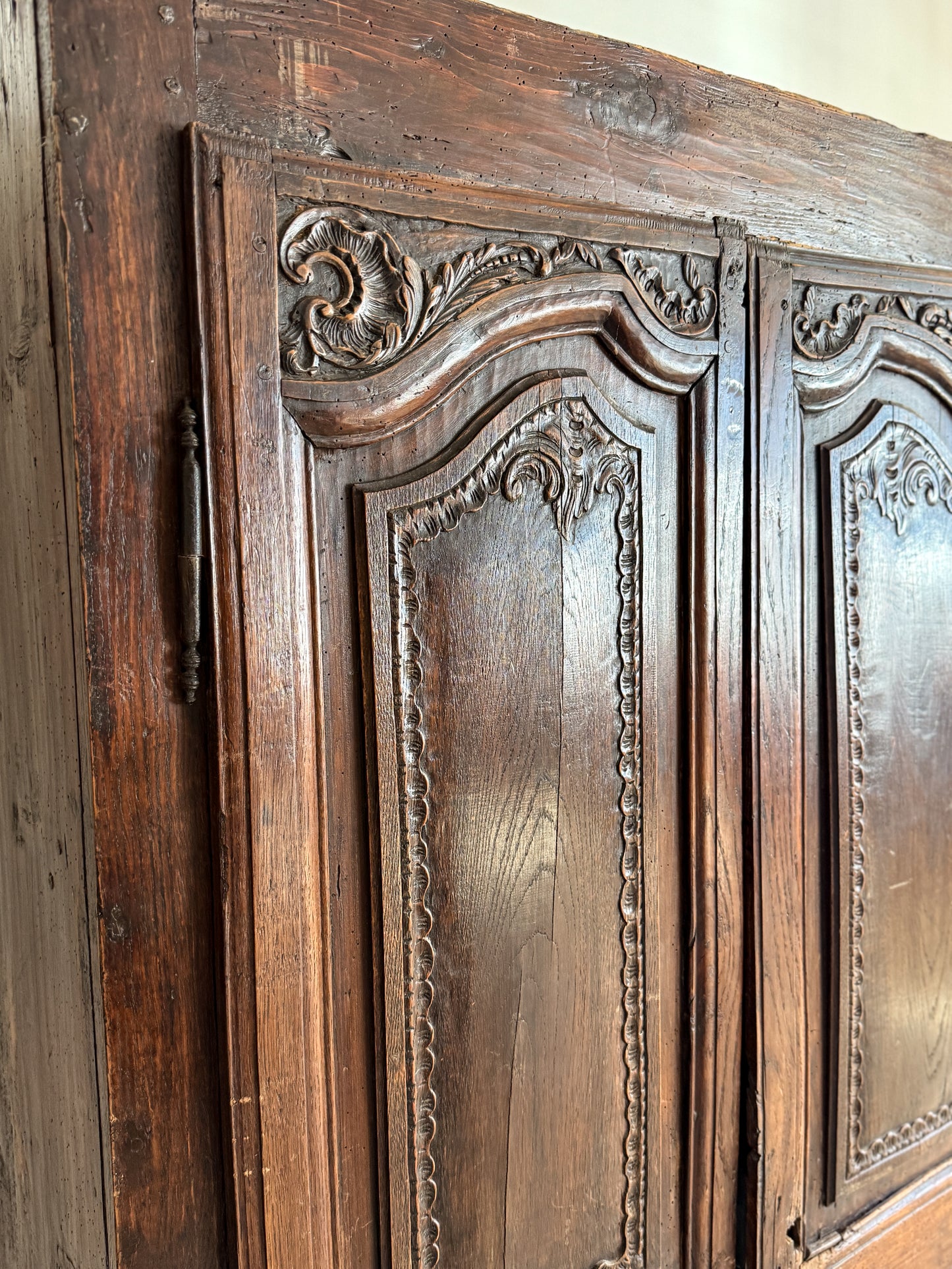 18th c. French Oak Cabinet