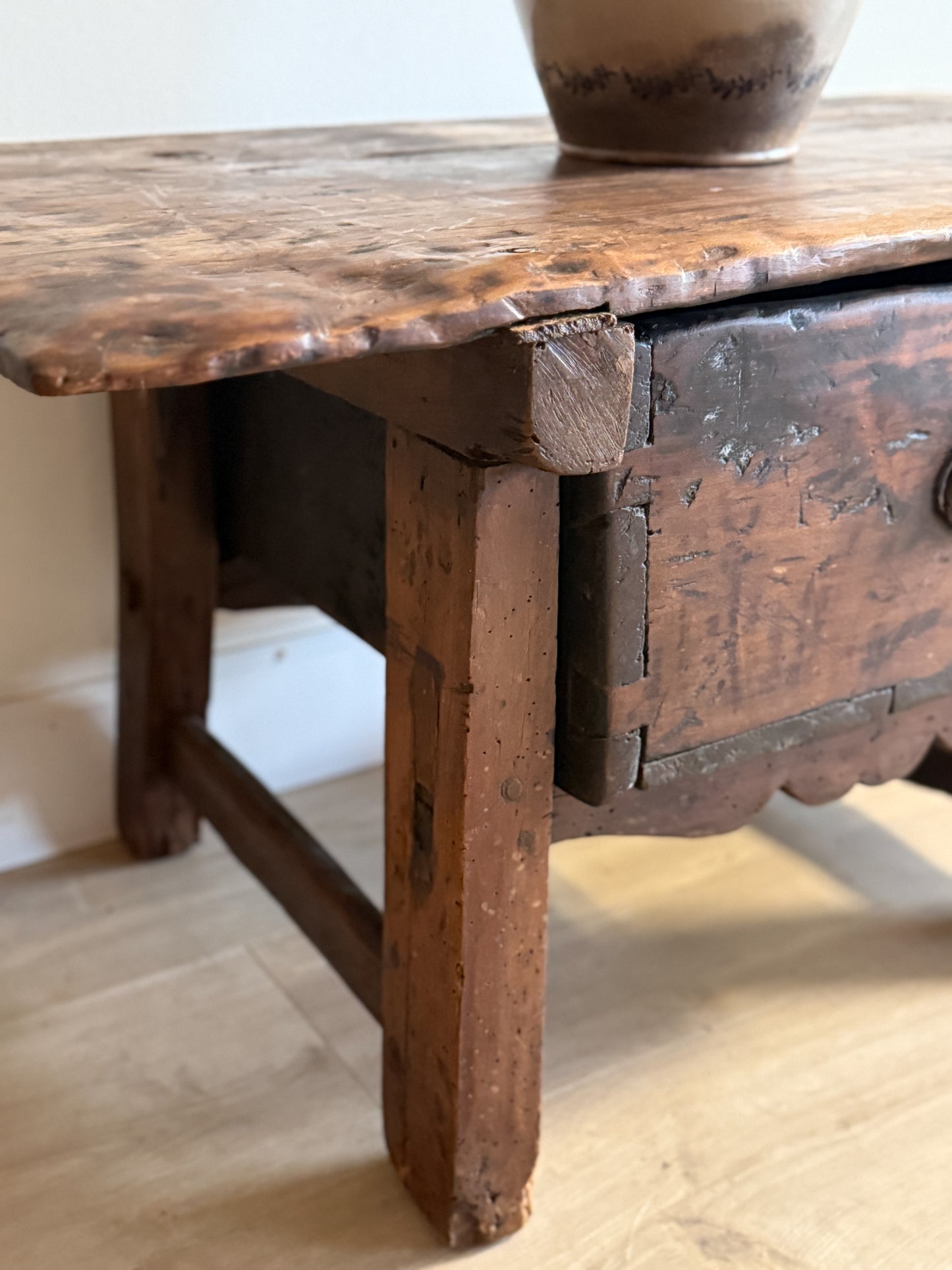 Large 18th c. Spanish Shepherd Table, c.1700