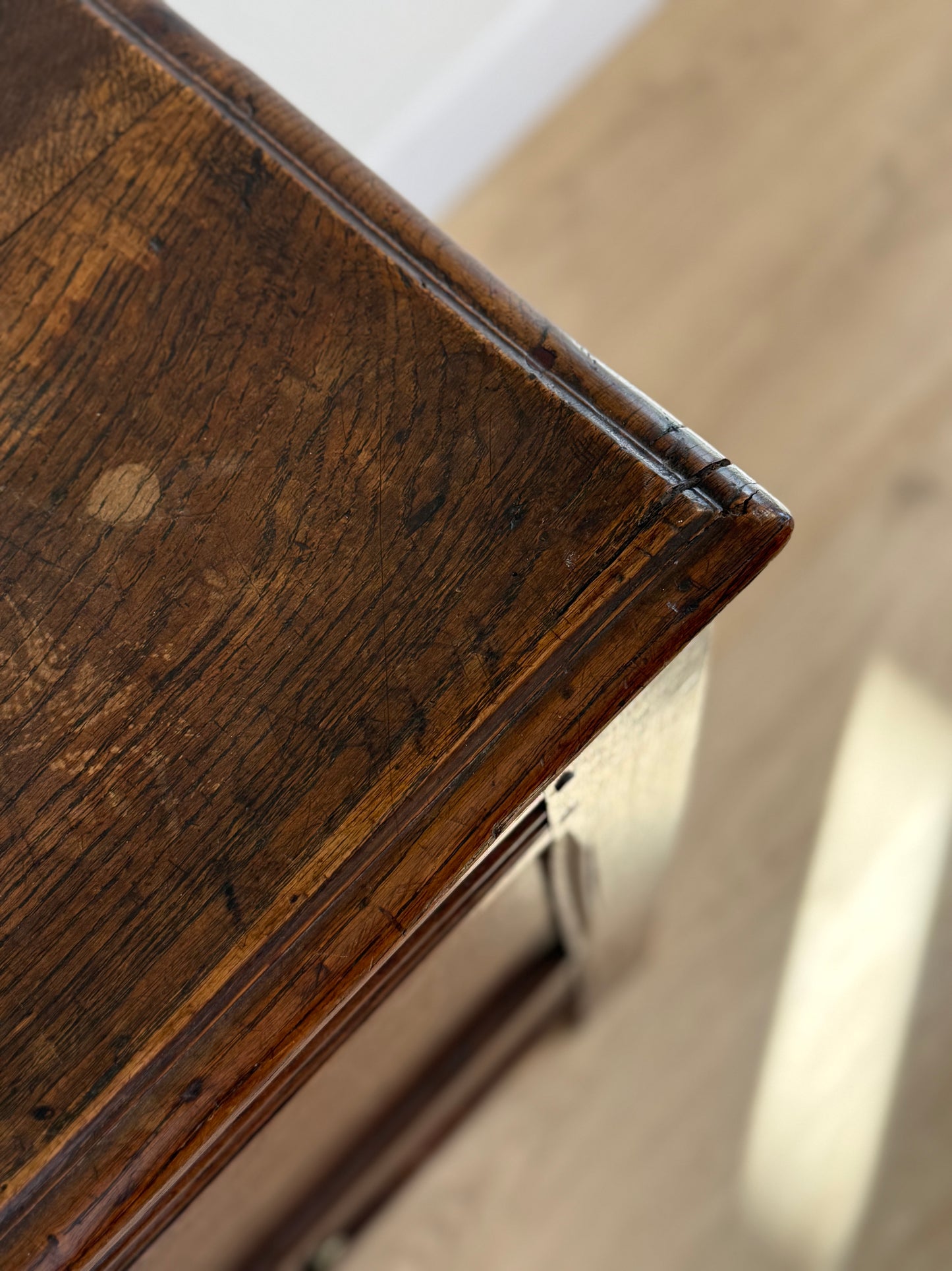 Antique English Oak Coffer/Trunk