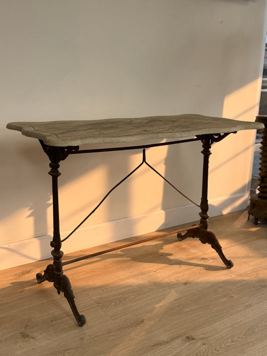 Antique Marble Bistro/Patio Table