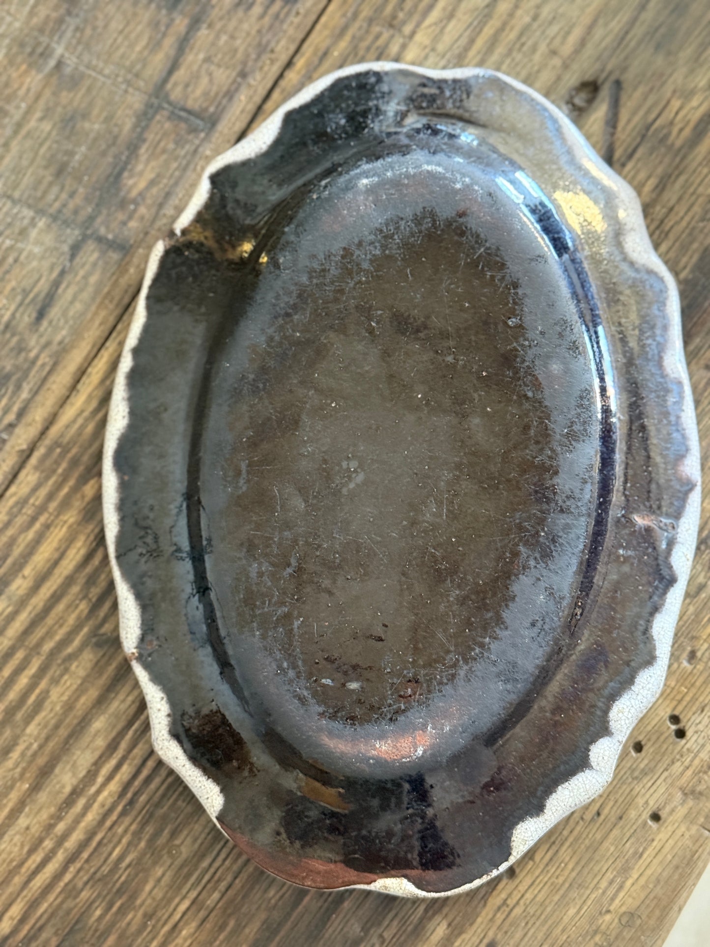 Rare 18th c. French Rouen Plates - Forges Les Eaux