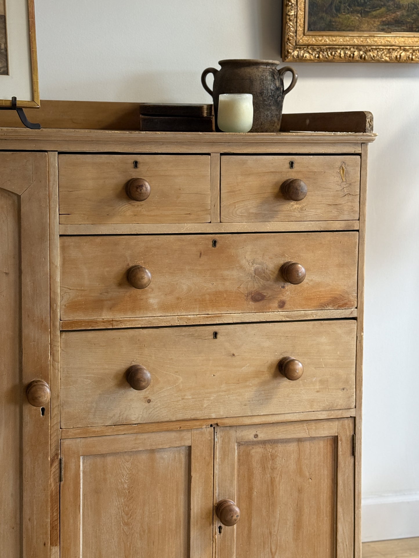 Antique English Gentlemans Cabinet