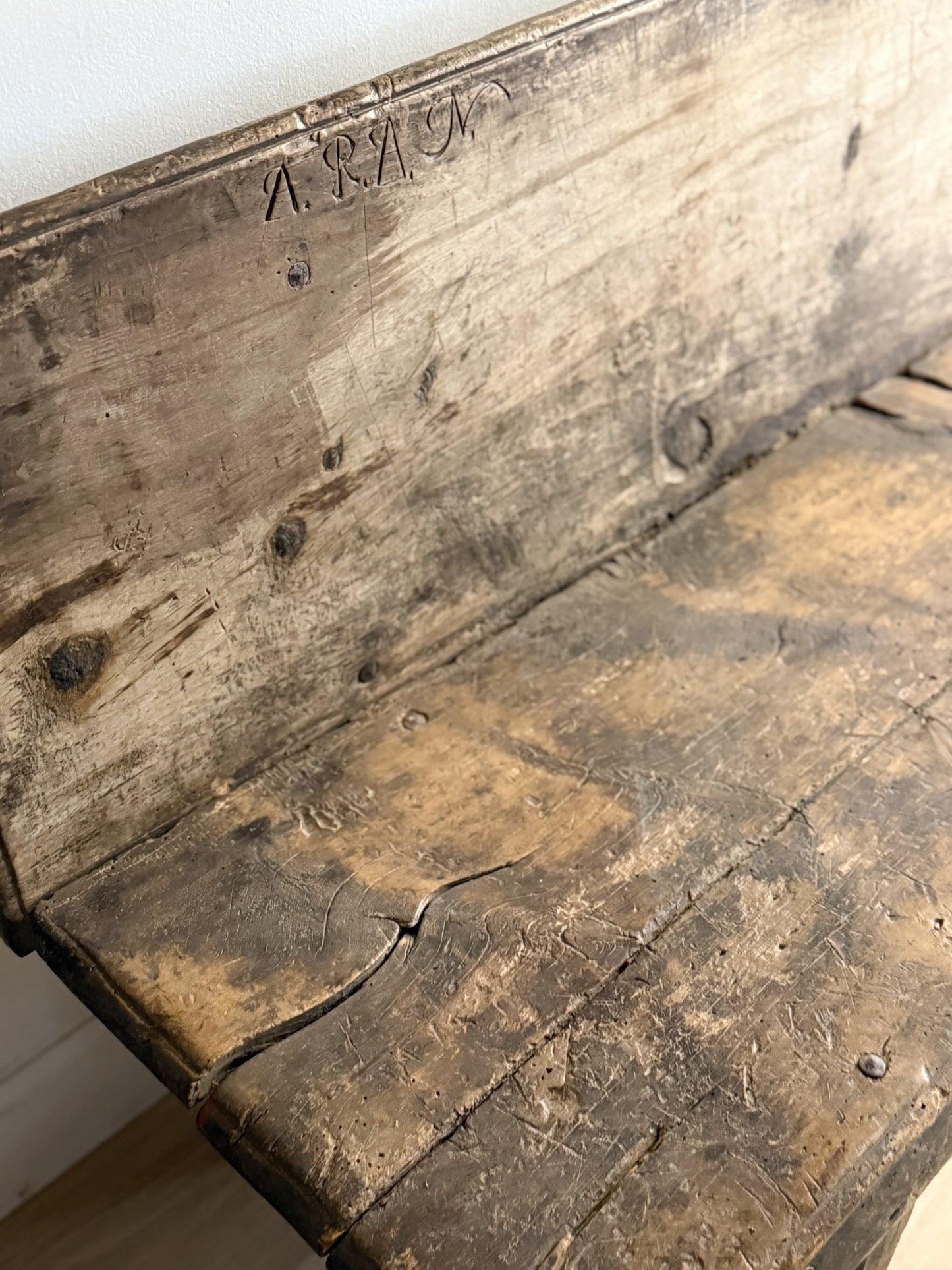 18th c. Spanish Catalan Bench