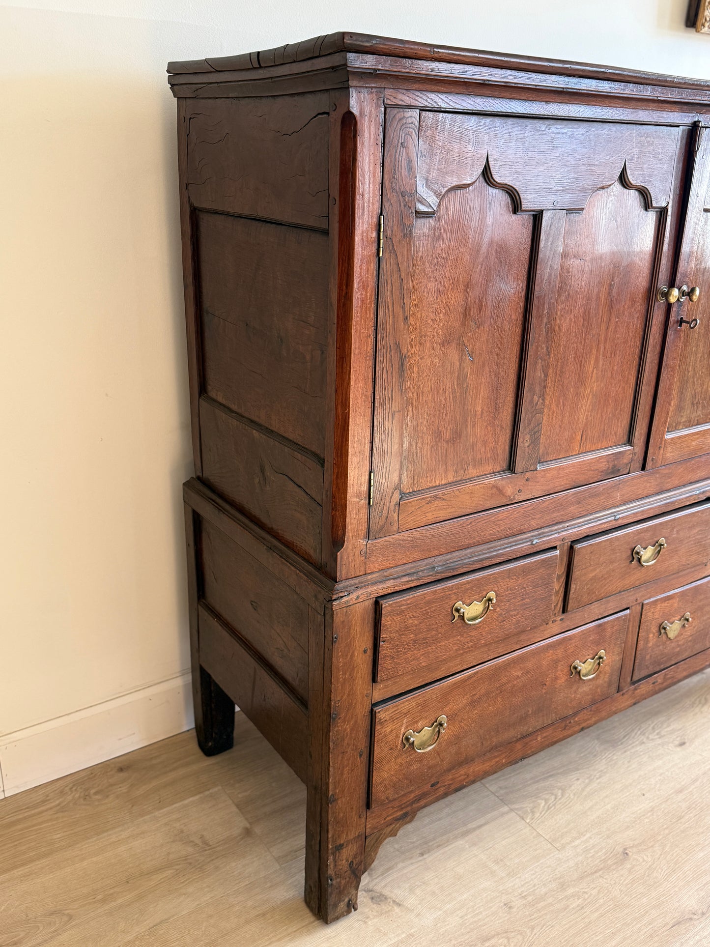 Early 19th Century English Oak Stable Cabinet/Hutch