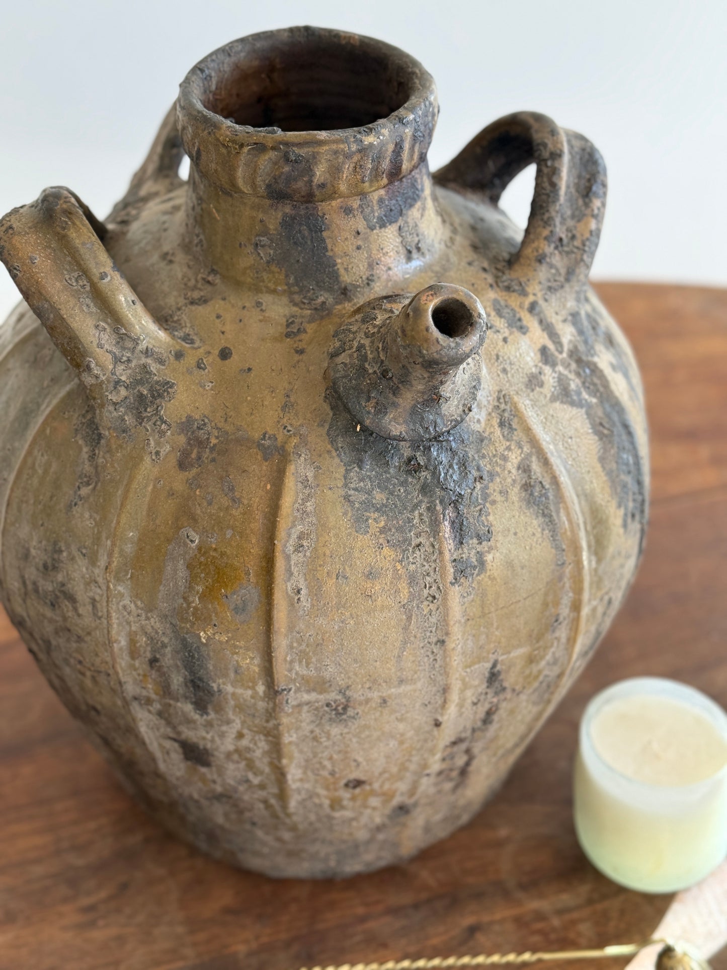Large 18th c. French Walnut Jug