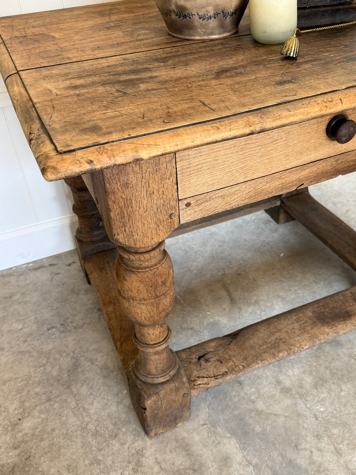 17th Century Dutch Oak Accent Table