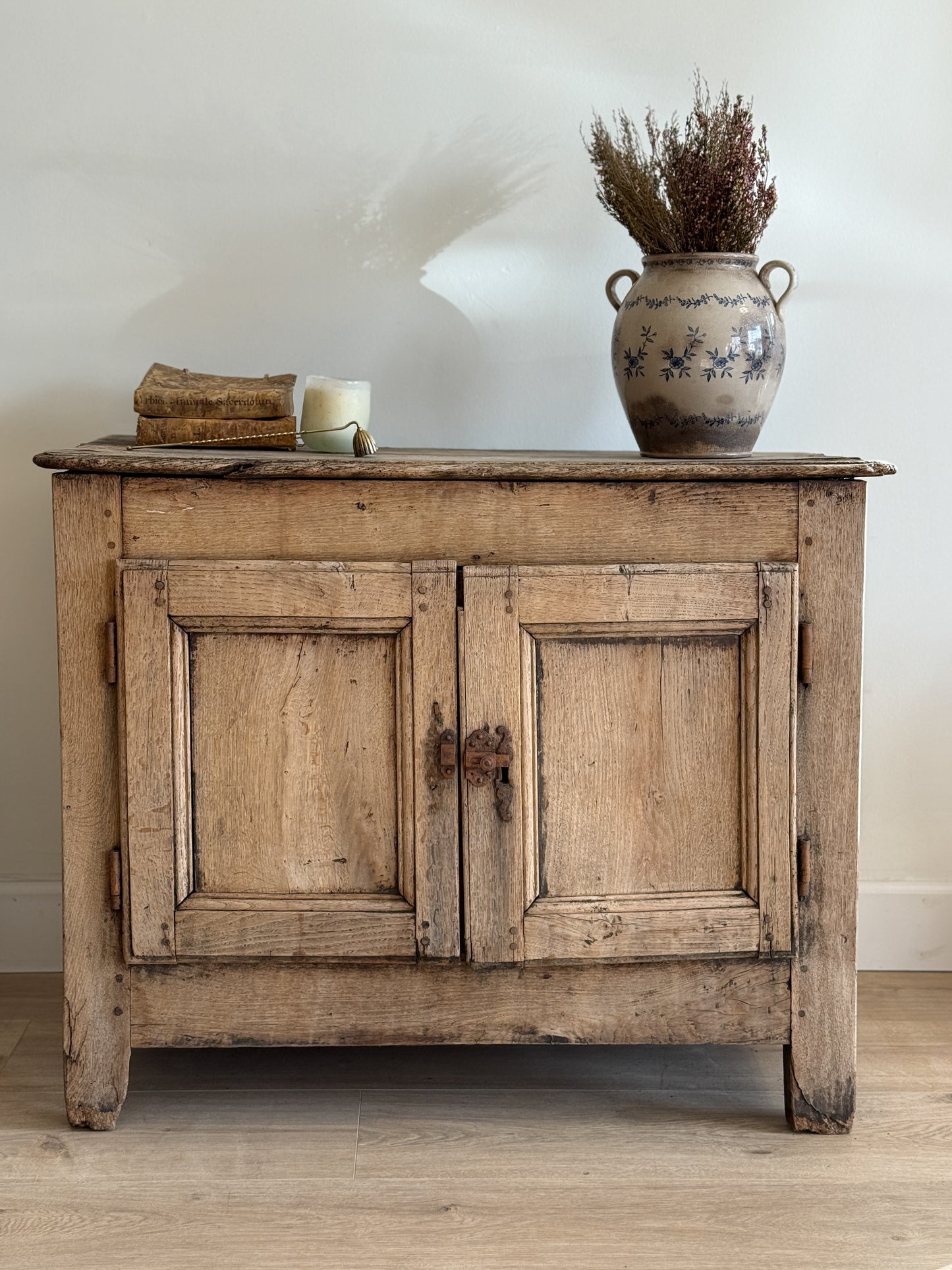 18th c. Bleached French Oak Sideboard