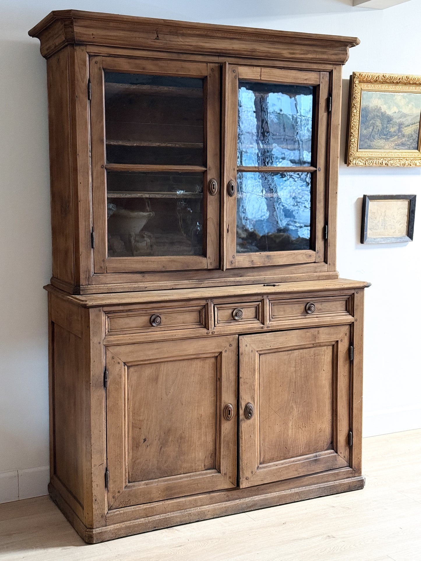 Antique French Walnut Bookshelf