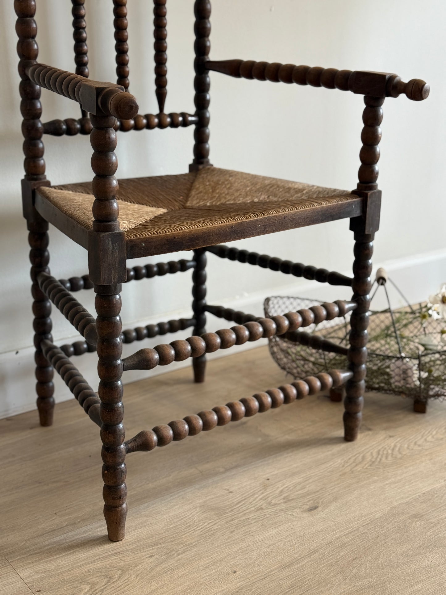 Antique Dutch Bobbin Chair