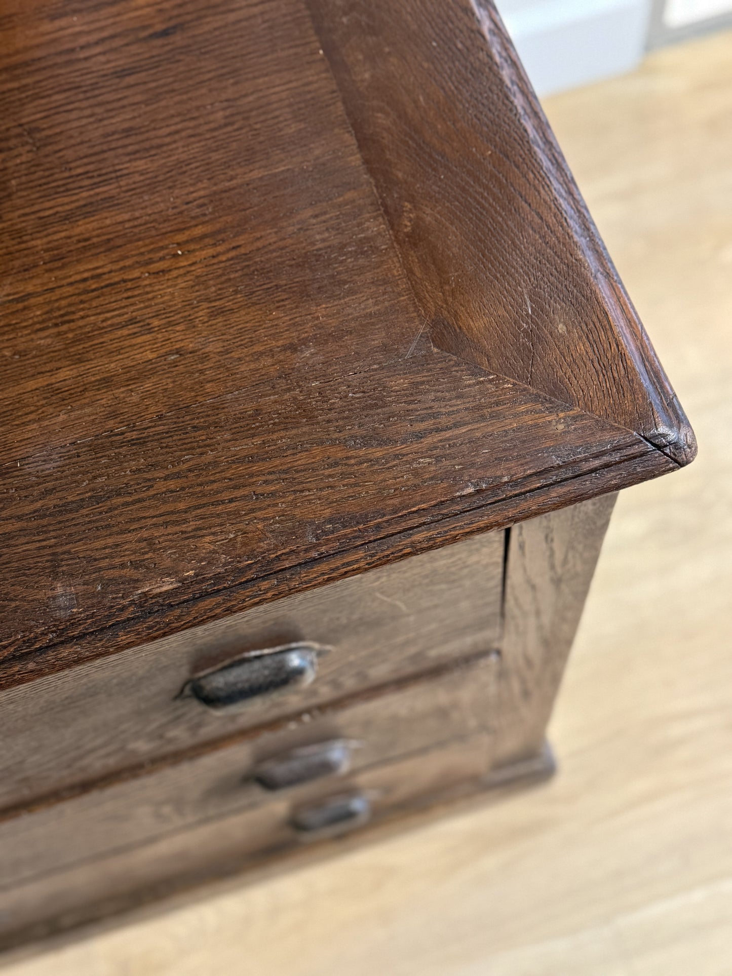 Late 19th c. French Oak Shop Counter