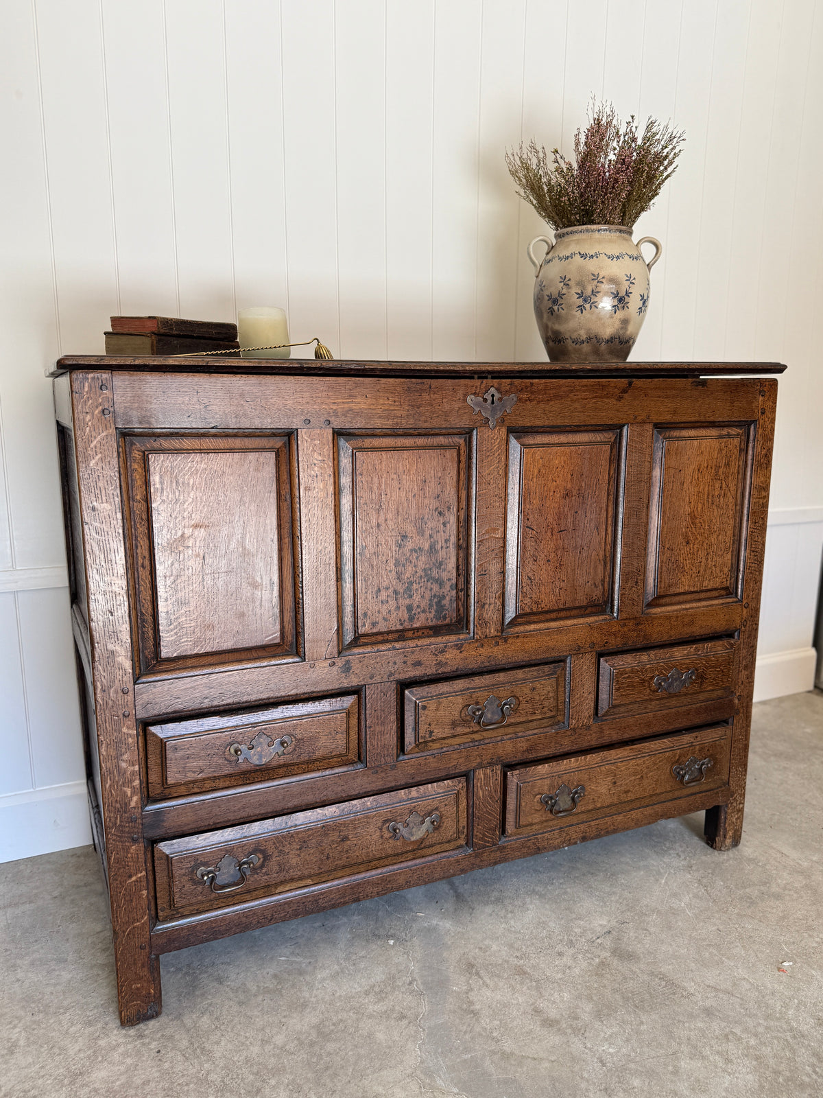 Antique English Mule Chest