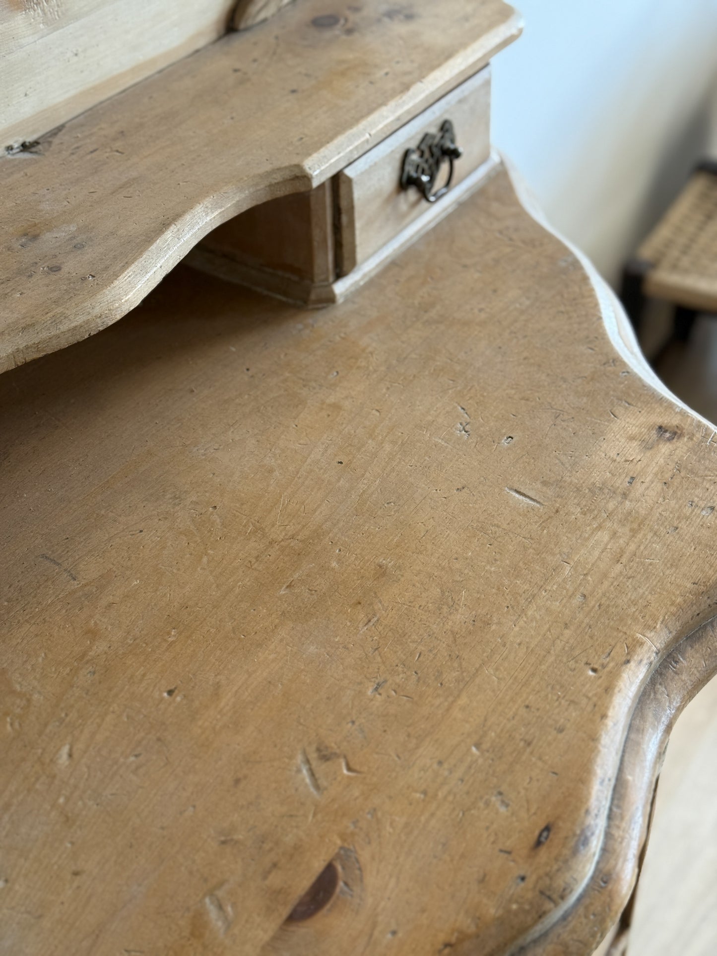 Antique English Pine Dressing Table/Sideboard