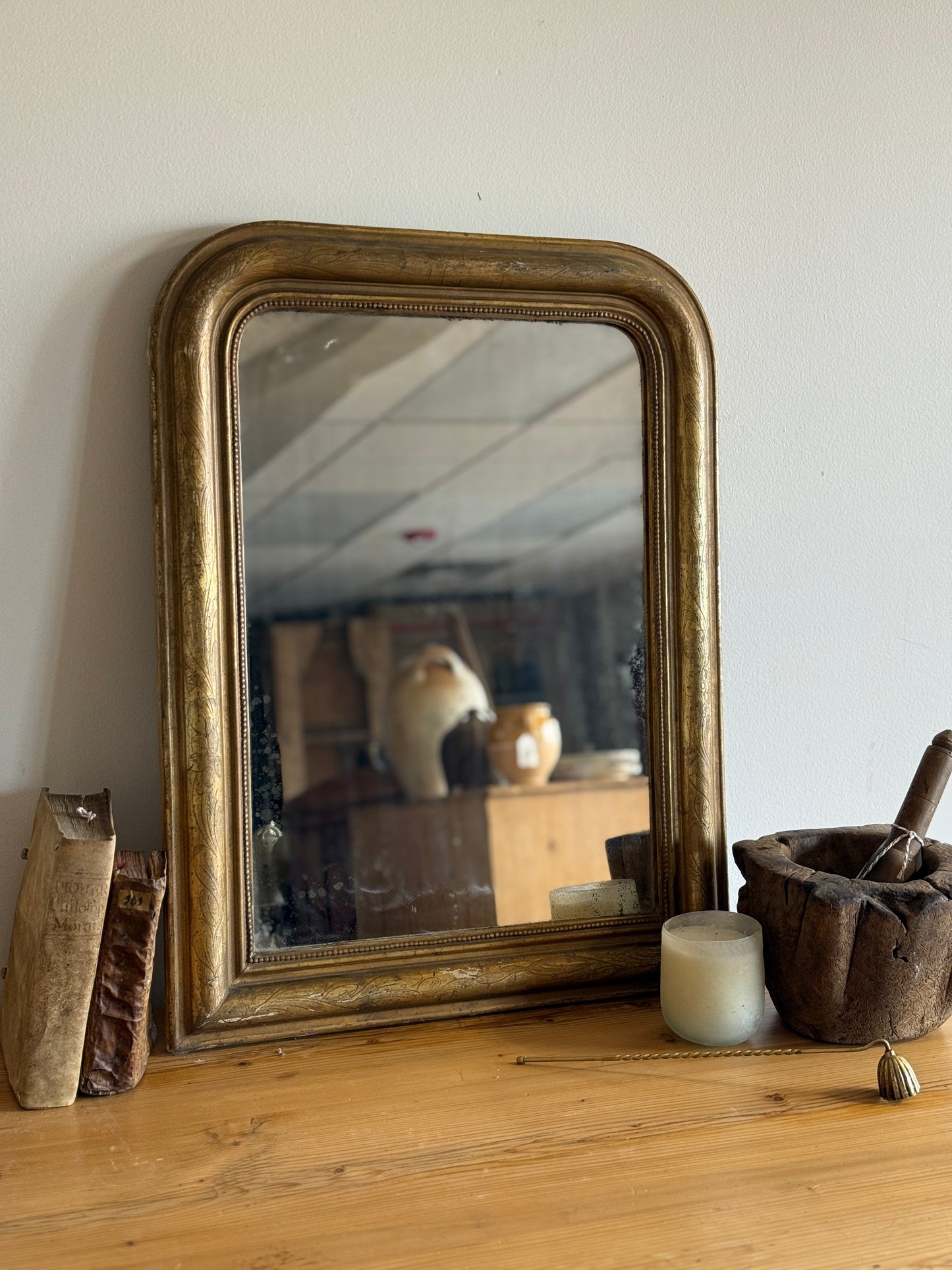 Antique French Louis Philippe Mirror