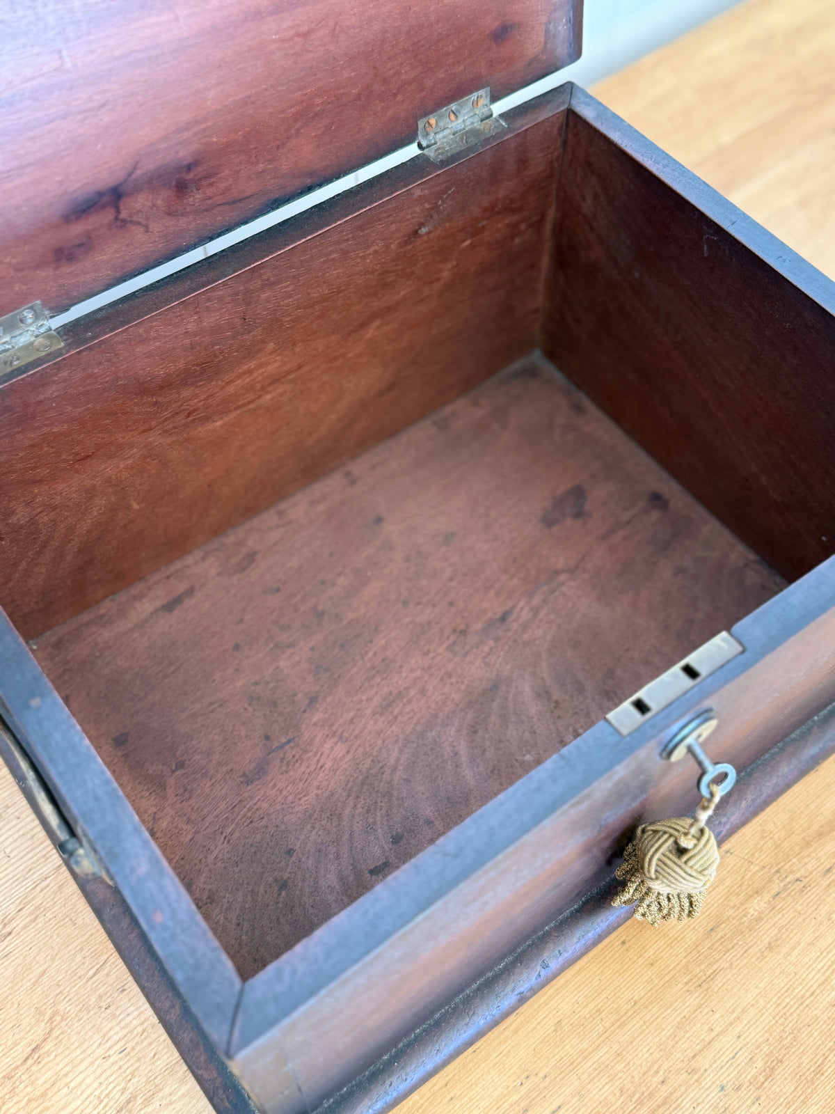 Antique English Mahogany Box