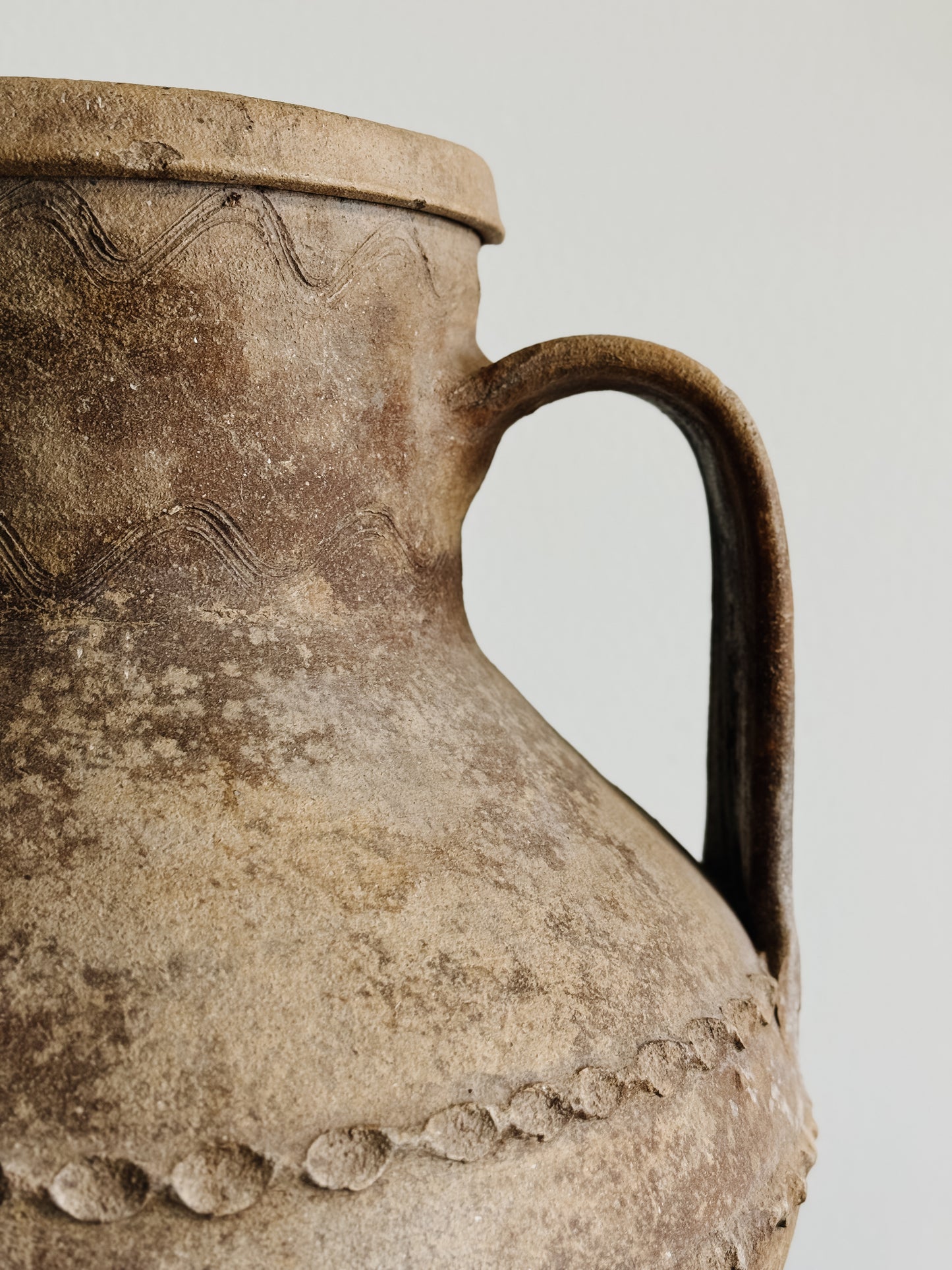 Large Early 19th Century Spanish Olla Pot