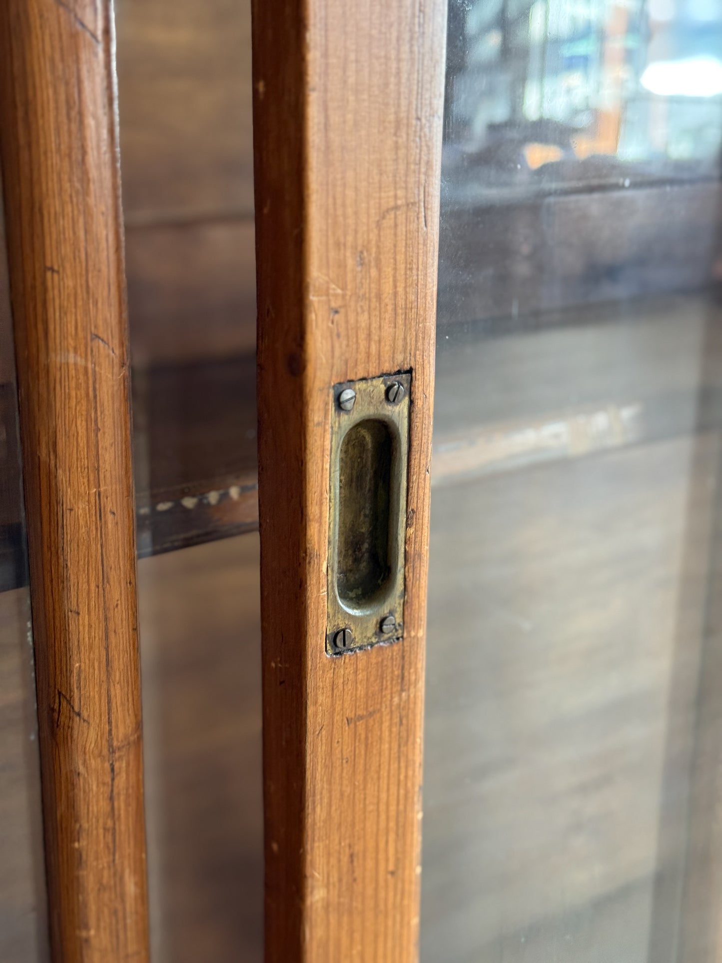 Antique French Pine Bookshelf