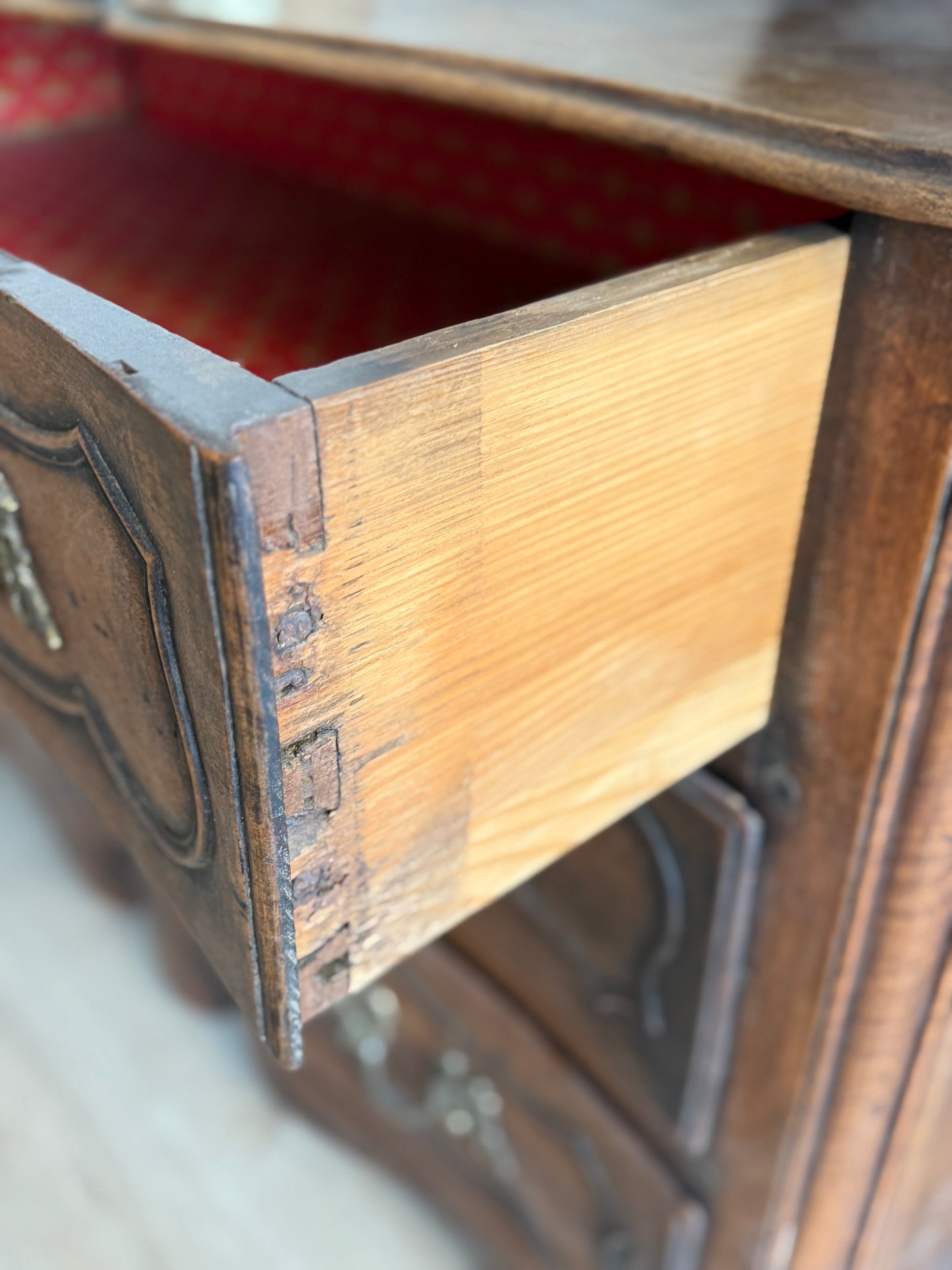 Antique French Walnut Chest of Drawers/Dresser